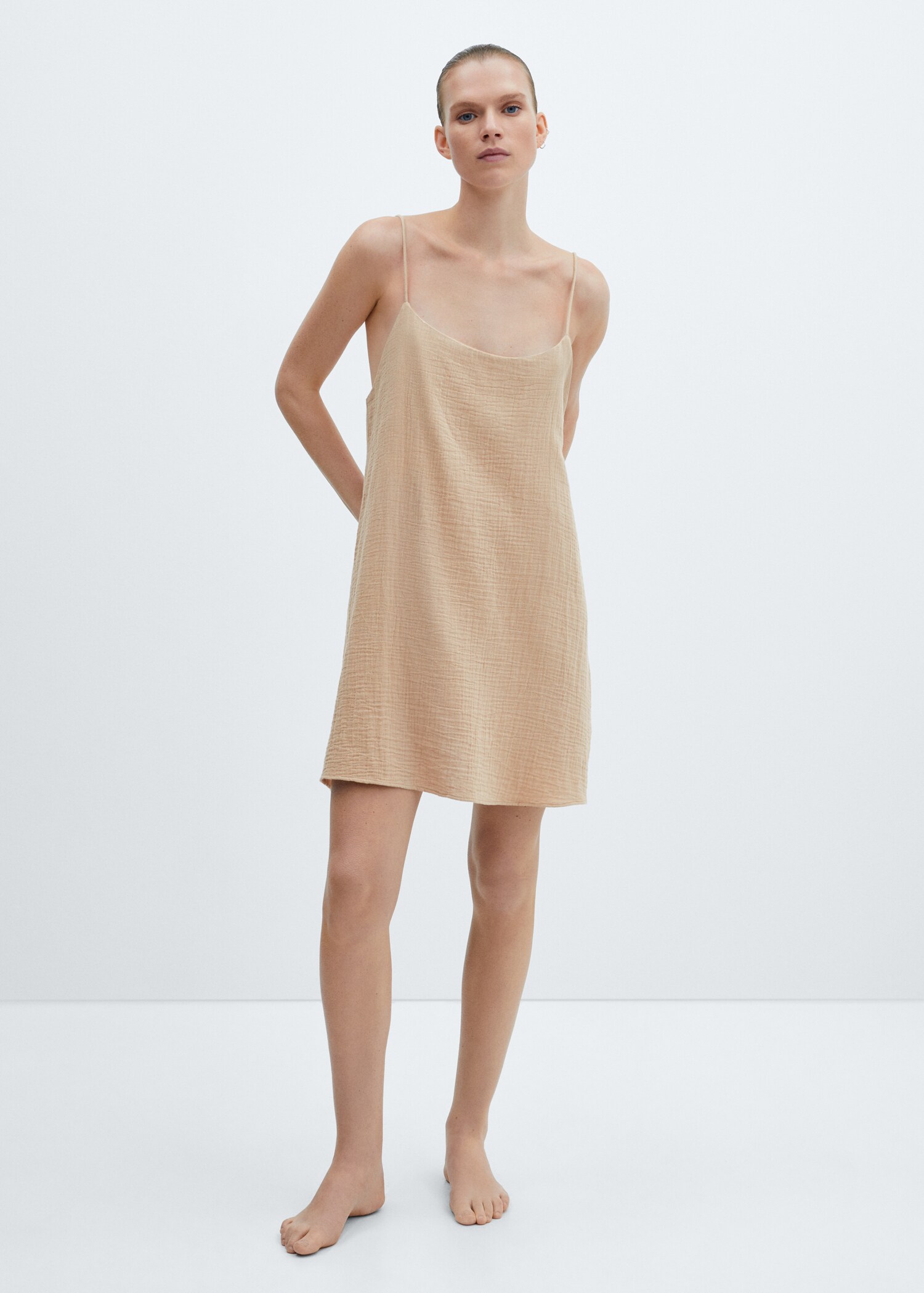 Cotton chiffon nightdress  - General plane