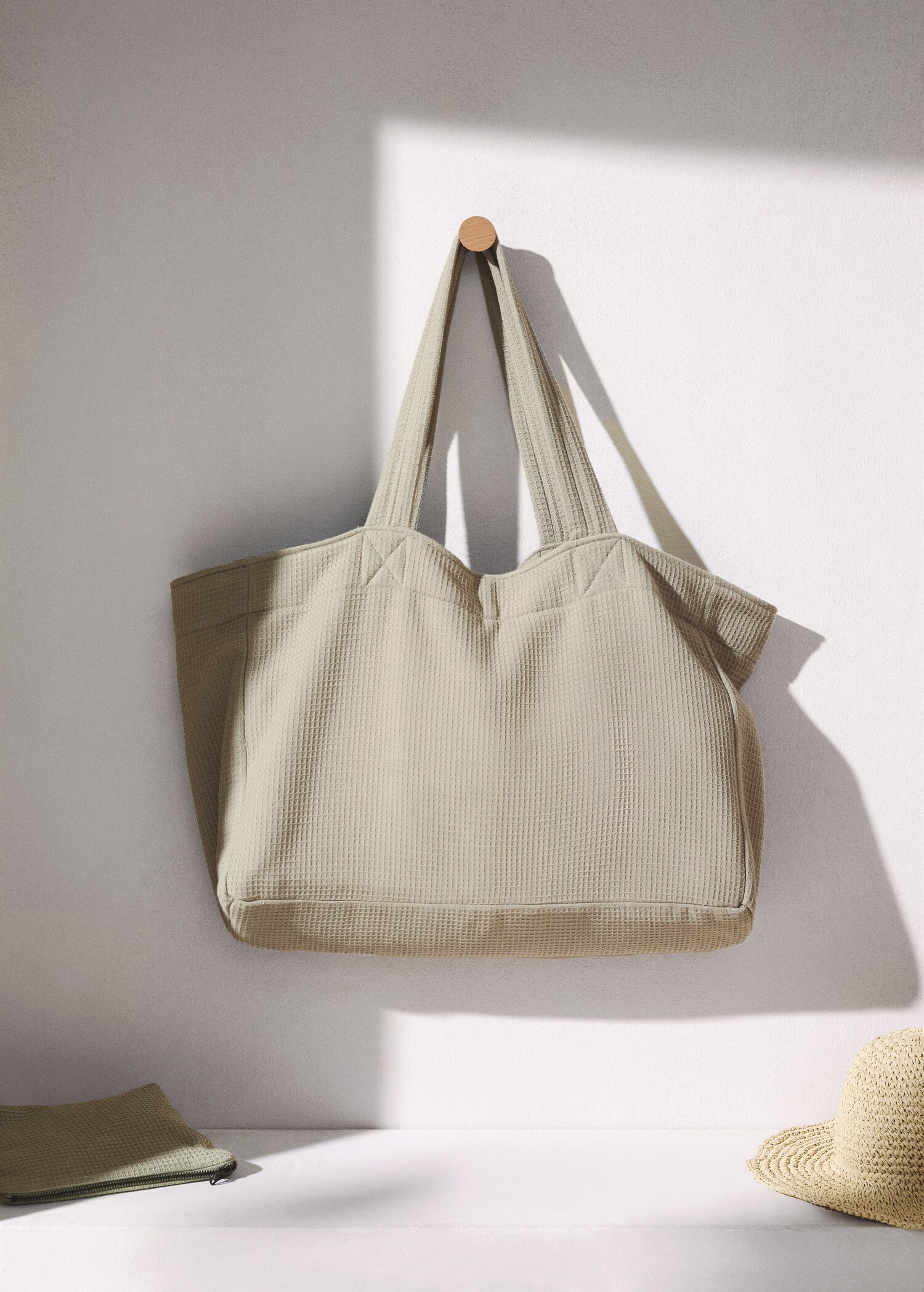 Tote bag coton gaufré - Plan général