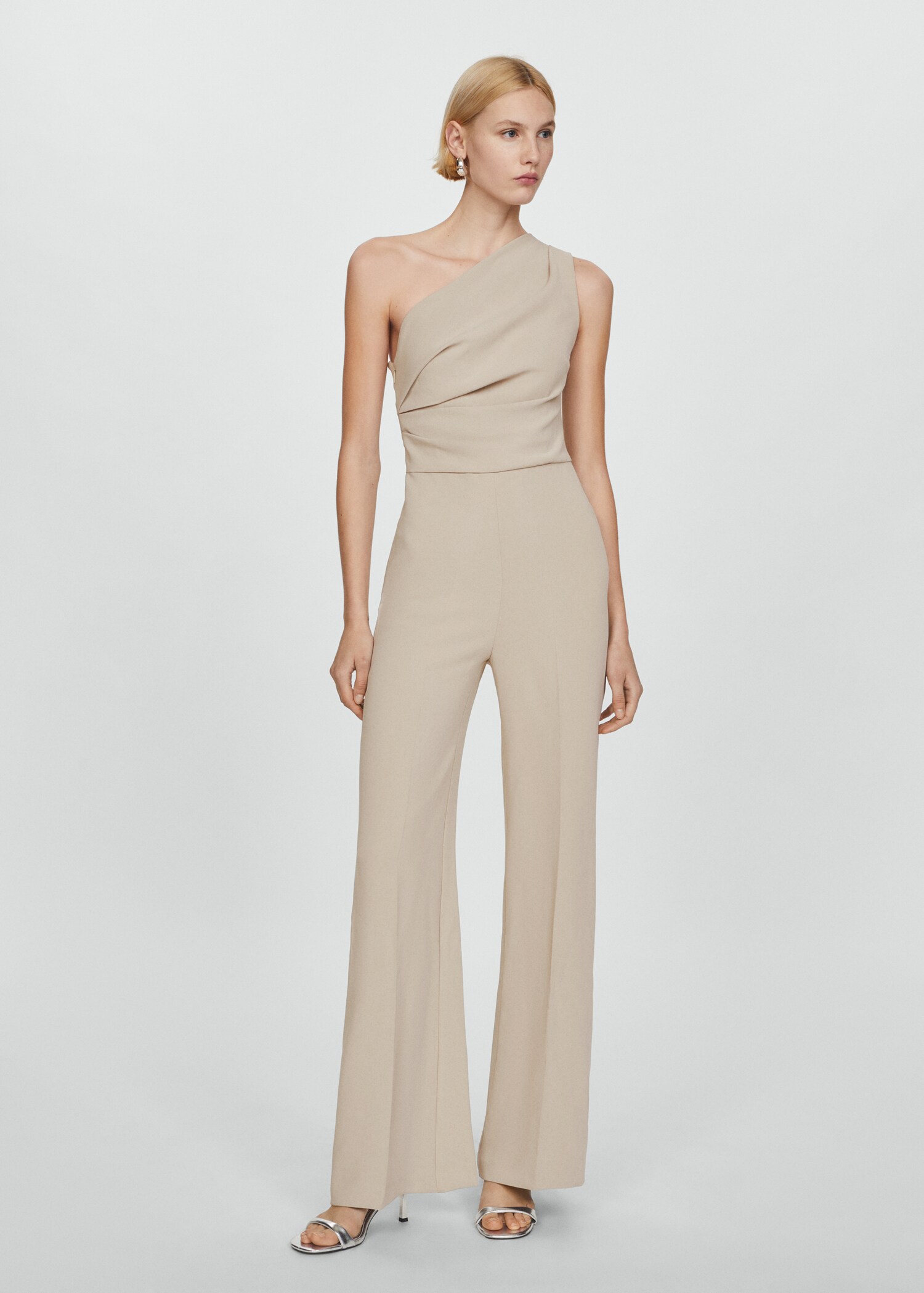 Asymmetric long jumpsuit - General plane