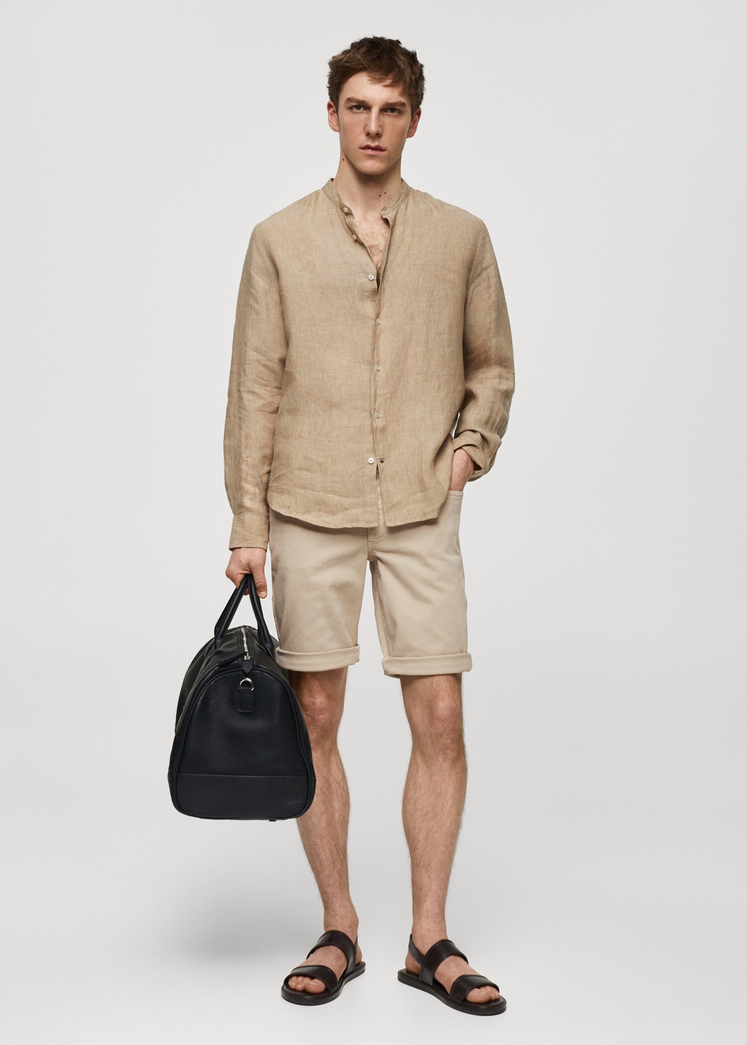 Bermuda en jean slim fit - Plan général
