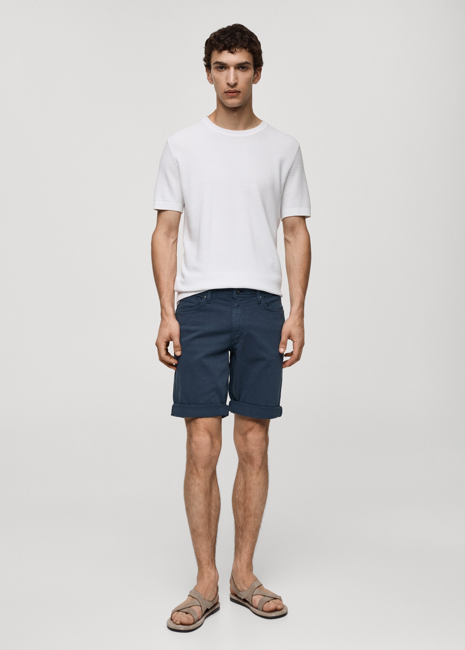 Bermuda en jean slim fit - Plan général