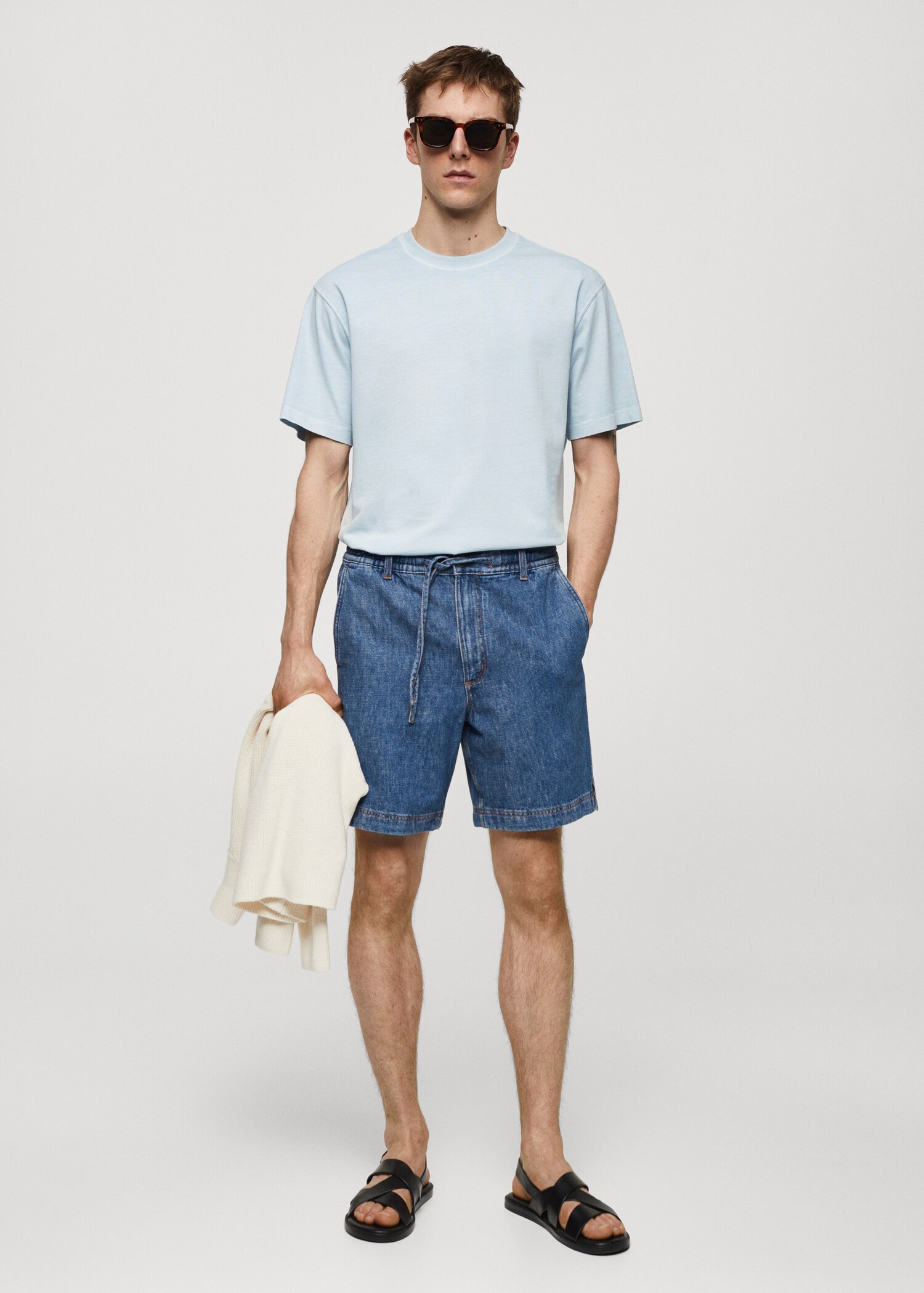 T-shirt 100 % coton relaxed-fit - Plan général