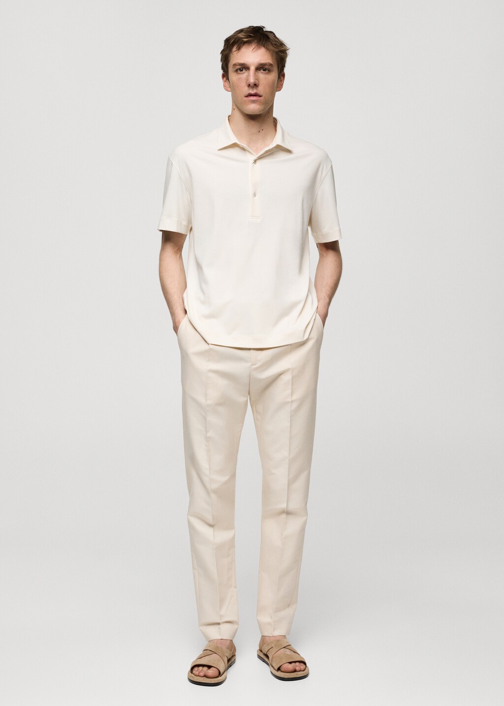 100% cotton slim-fit polo shirt - Men | MANGO China 100% cotton slim-fit polo shirt - Men | MANGO China