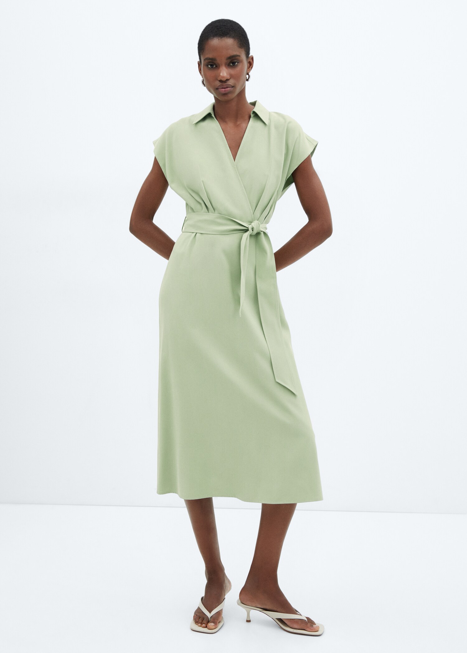 Belt wrap dress - General plane