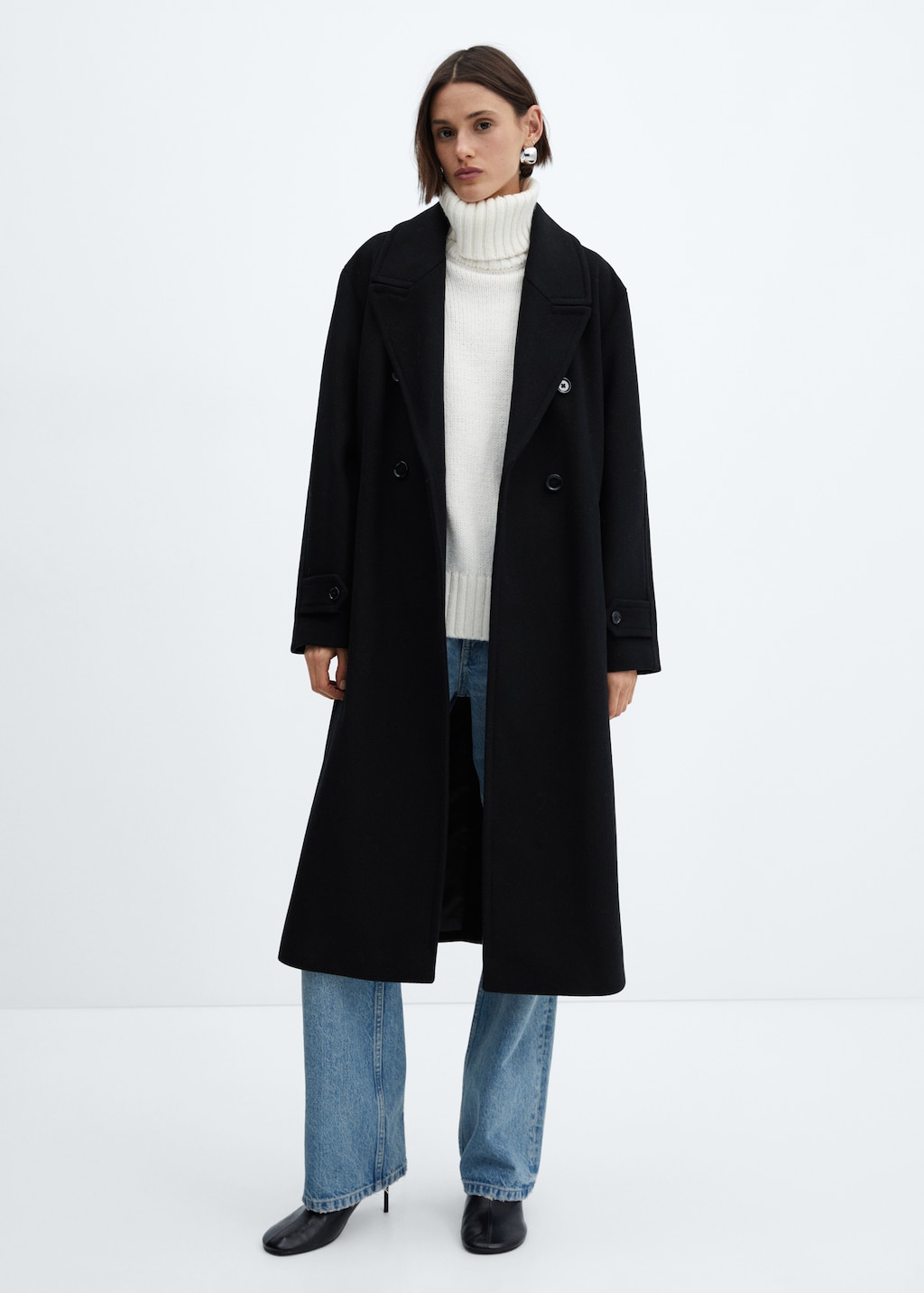 Oversize wool coat - Women | MANGO China Oversize wool coat - Women | MANGO China