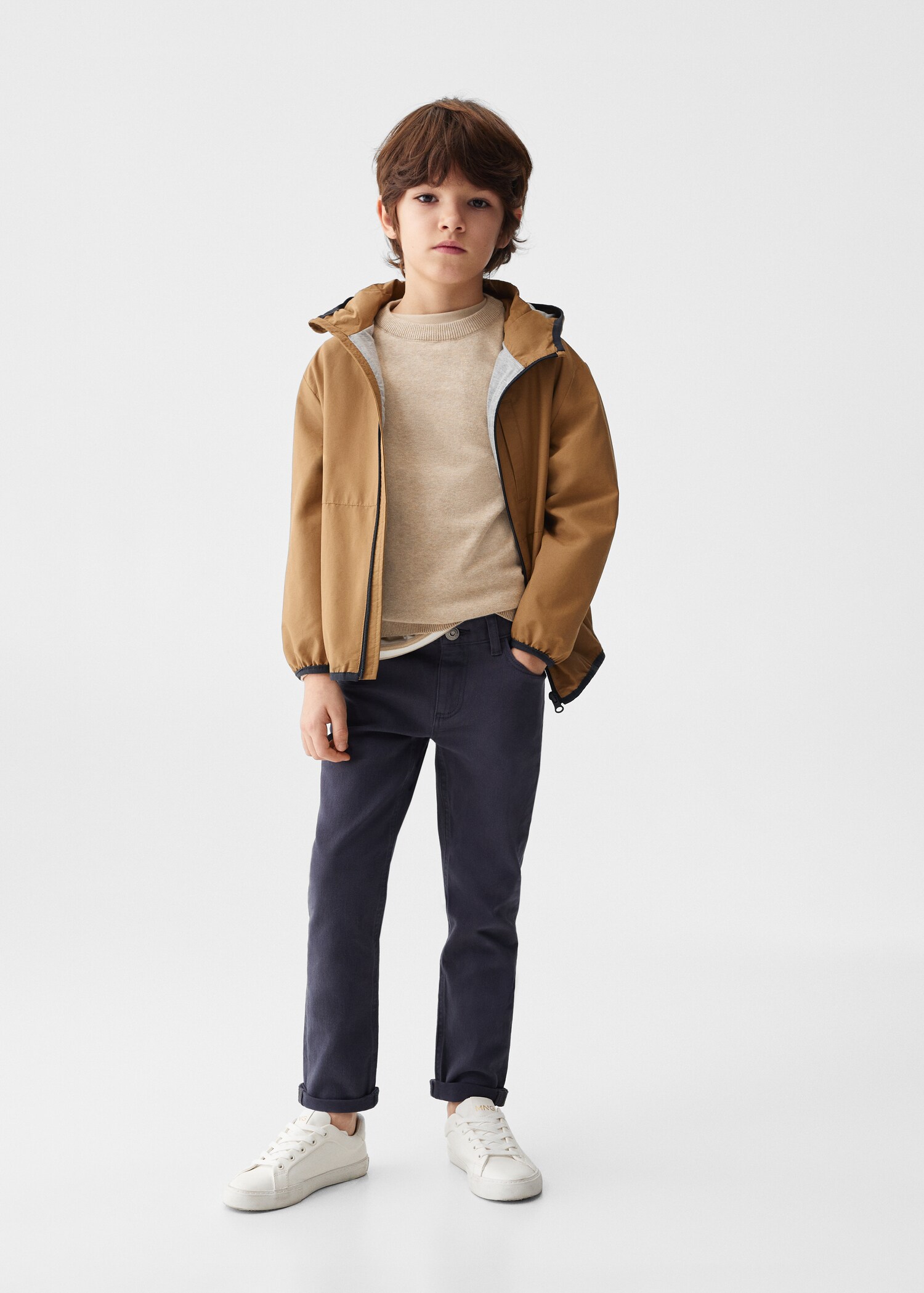 Knit cotton sweater - General plane