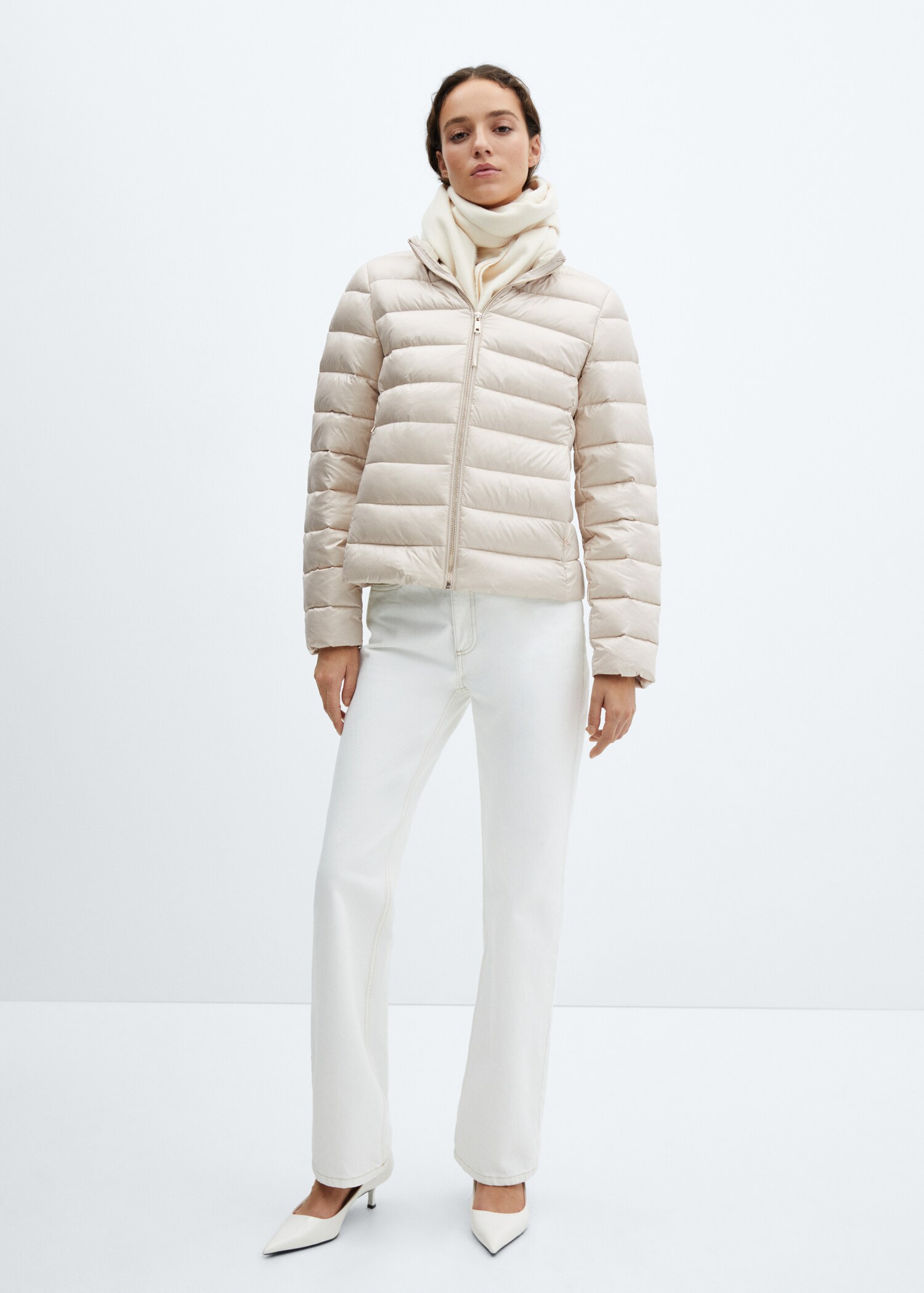 Quilted feather coat - General plane