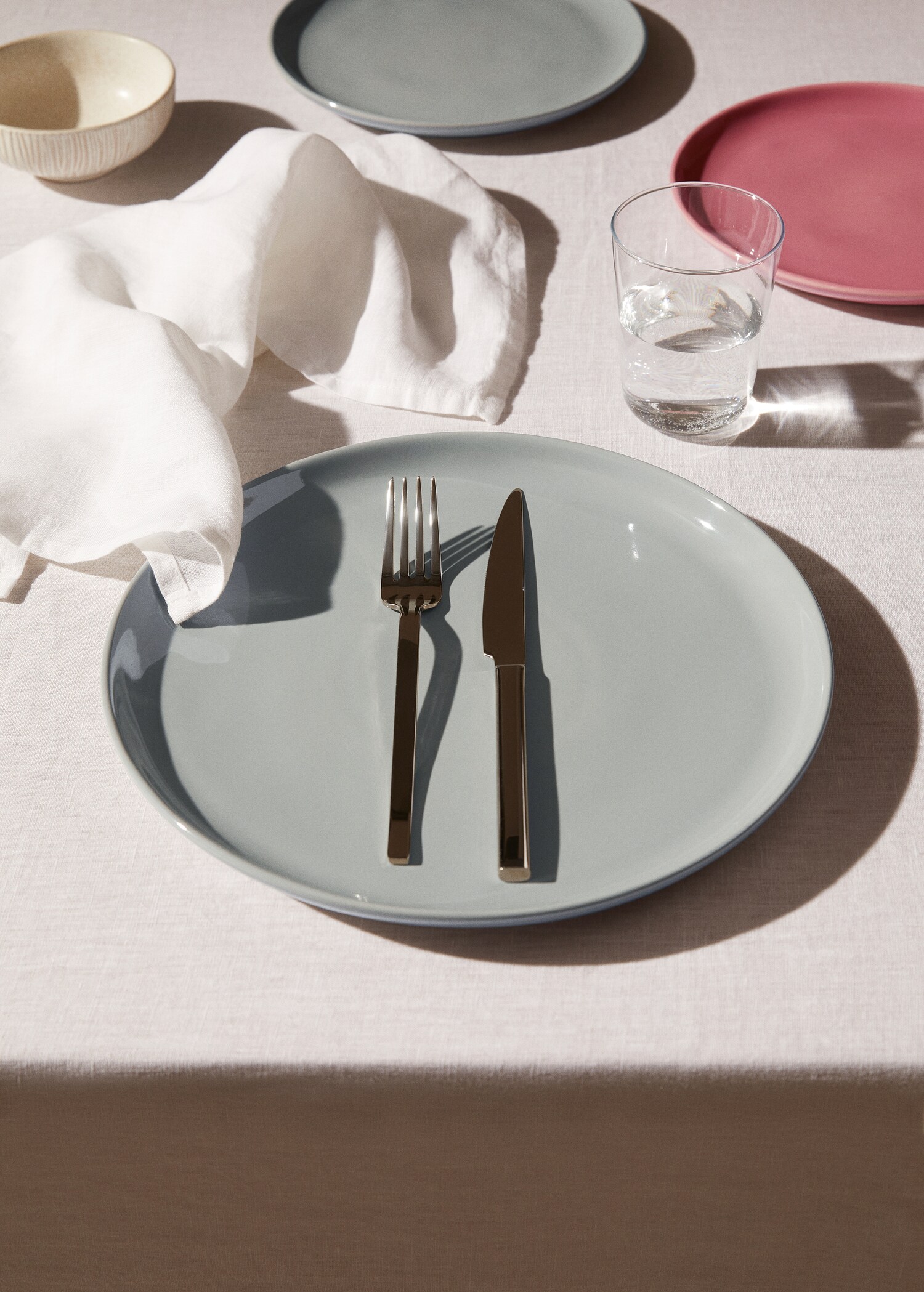 Assiette plate grès - Plan général