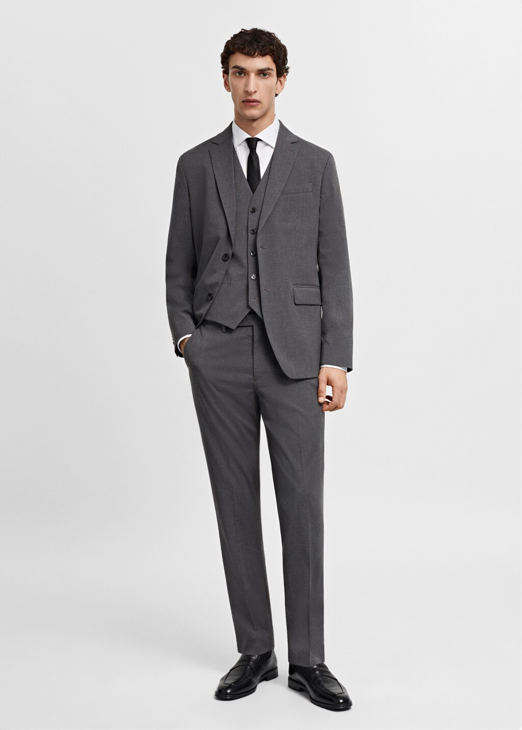 Chaleco traje slim fit