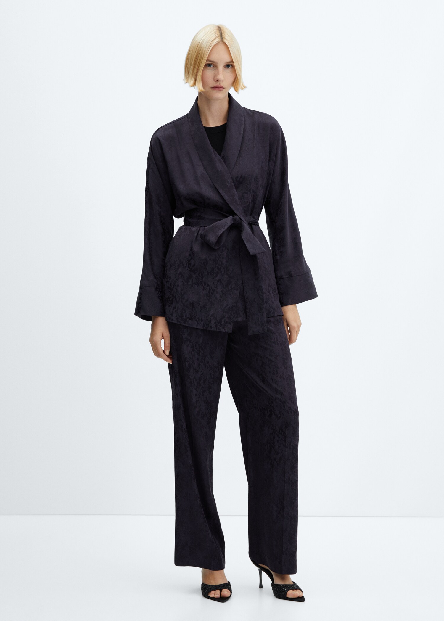 Pantalon de costume jacquard - Plan général