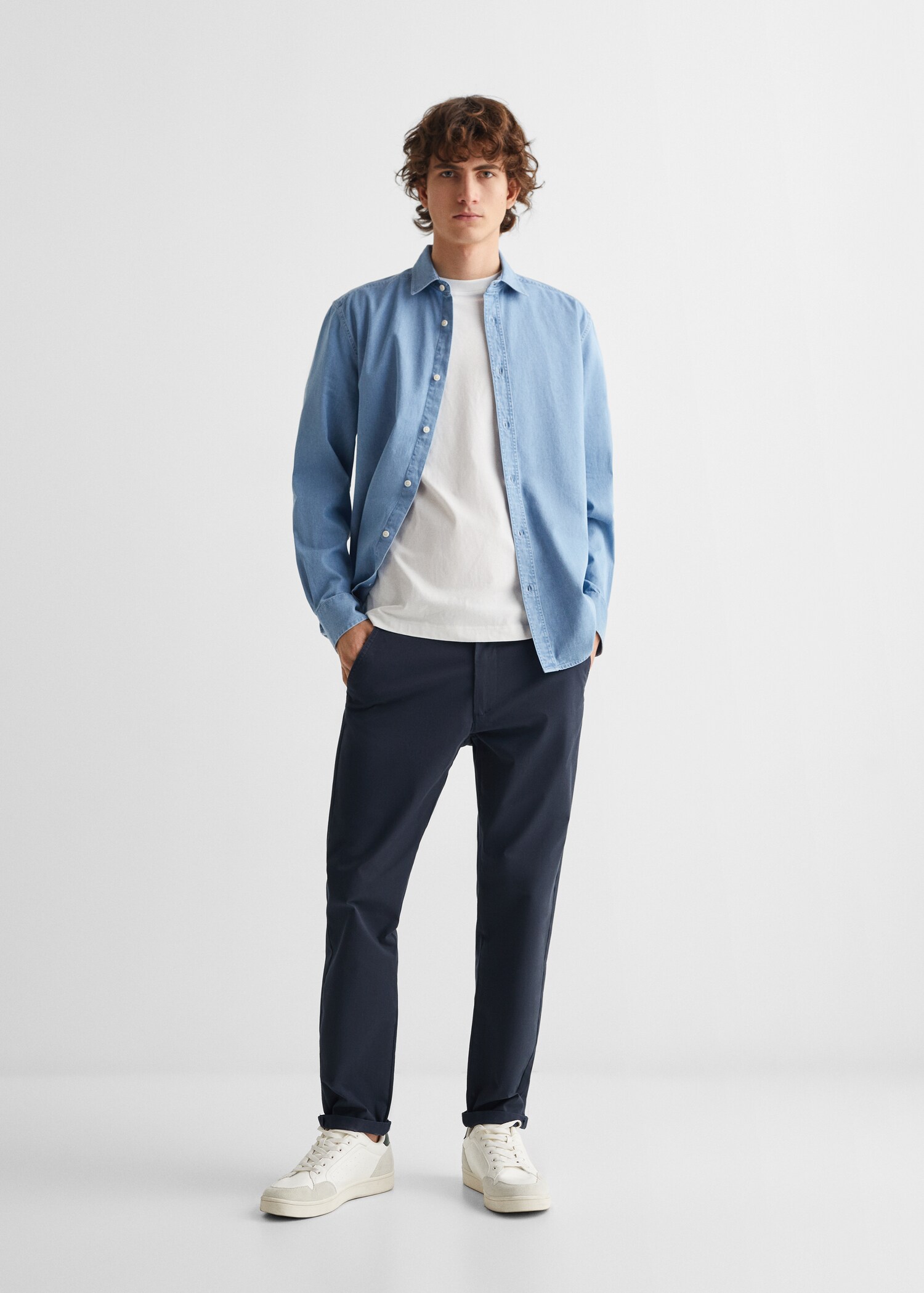 Chemise regular-fit denim - Plan général