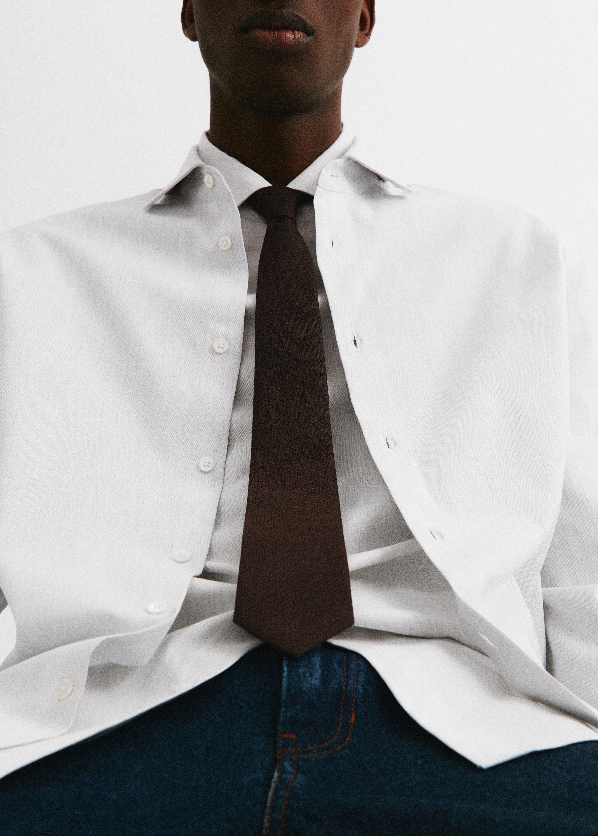 ربطة عنق قطنية منتظمة - رؤية عامة