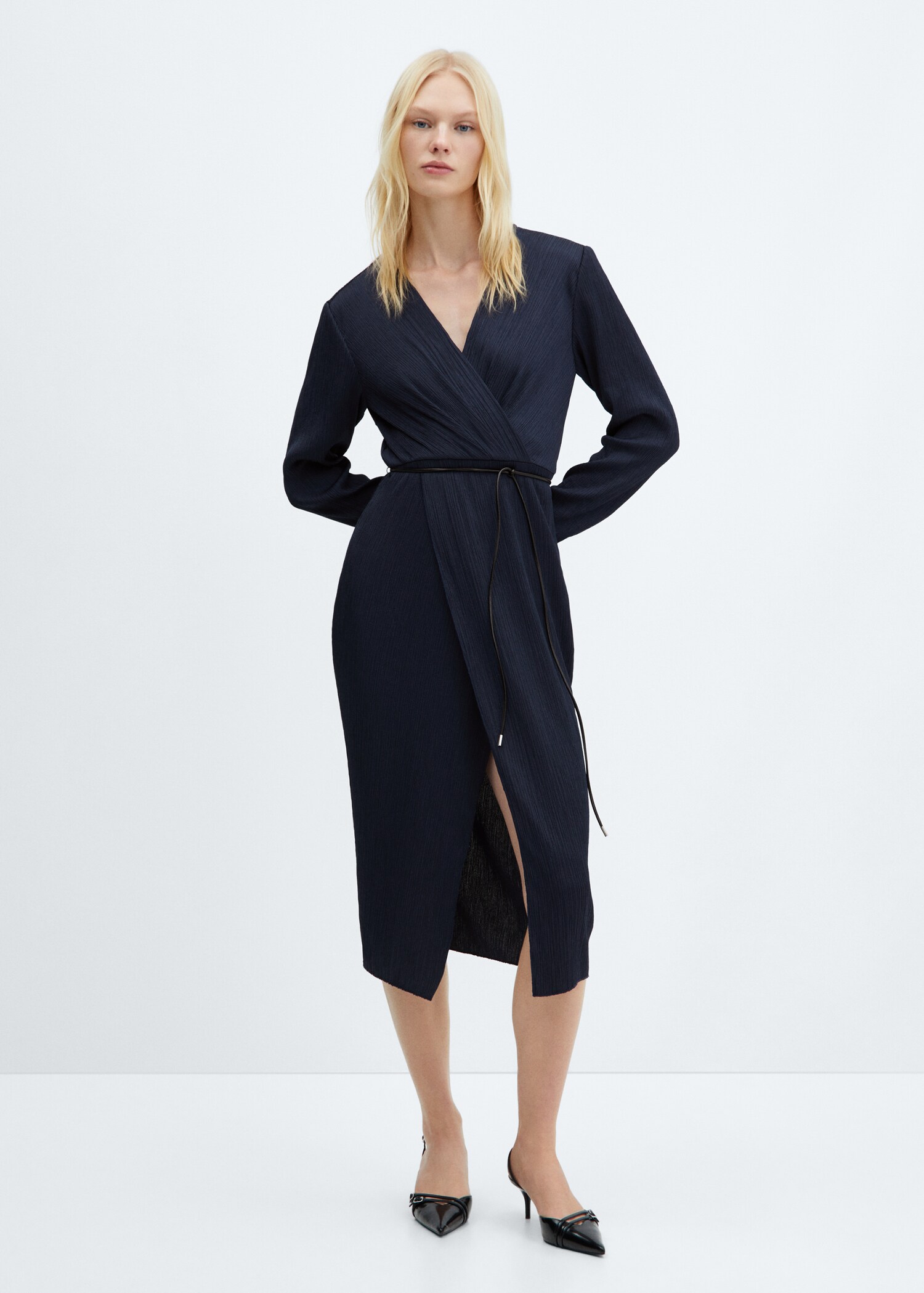 Belt wrap dress - General plane