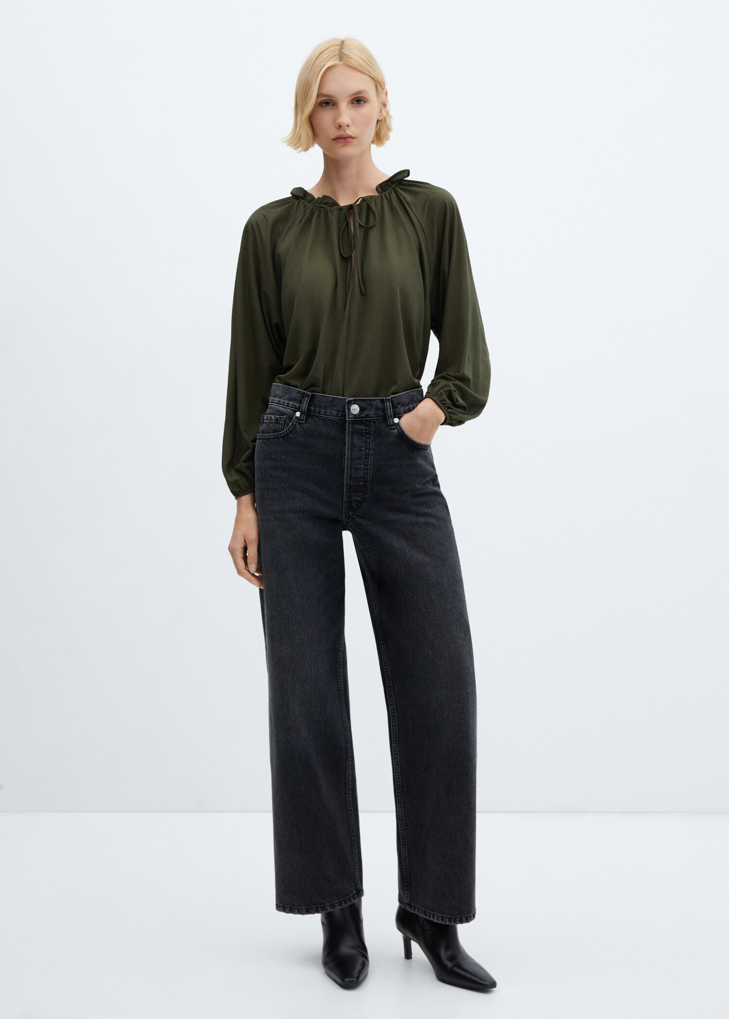 Blouse manches bouffantes - Plan général