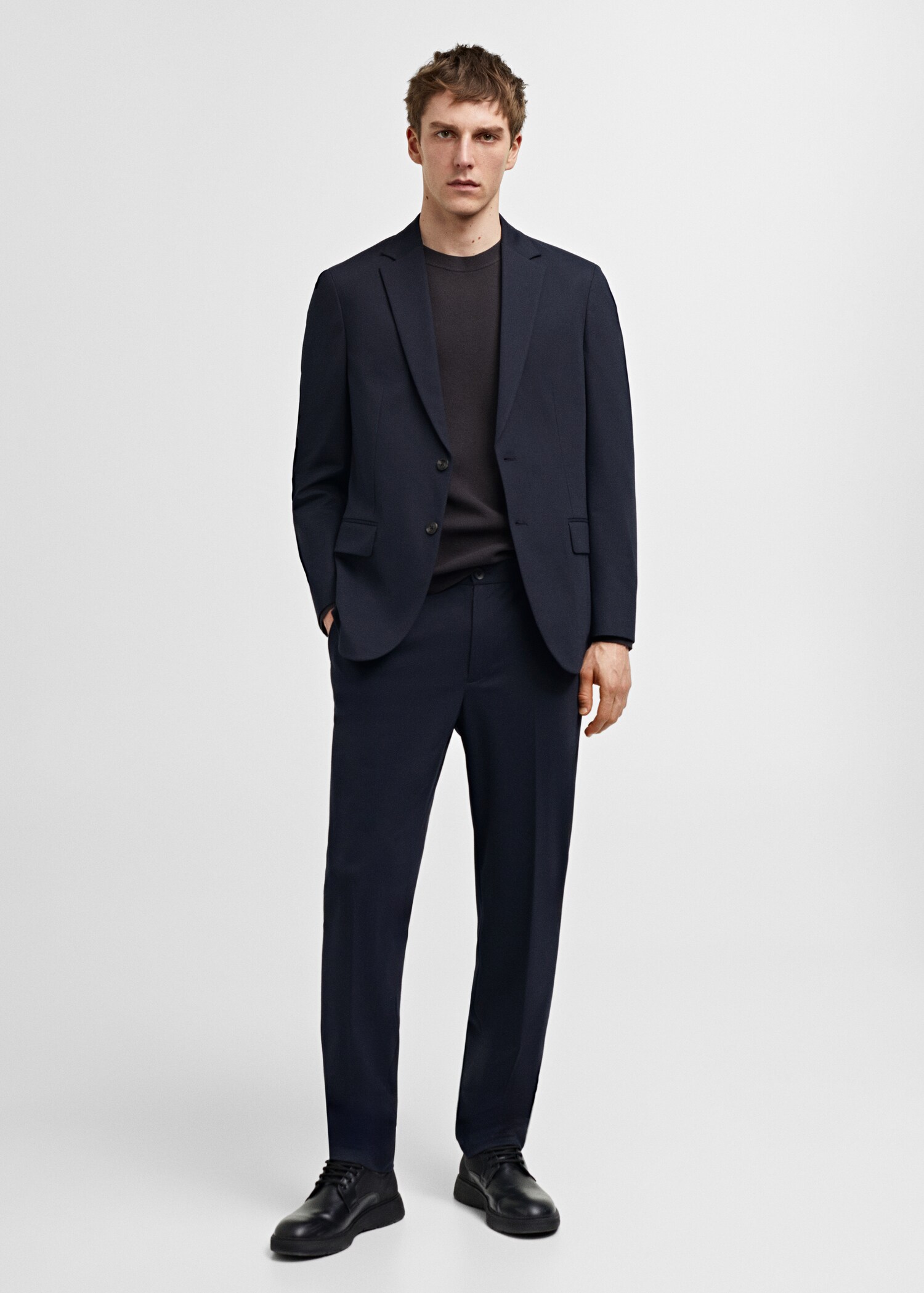 Slim-fit suit jacket - General plane