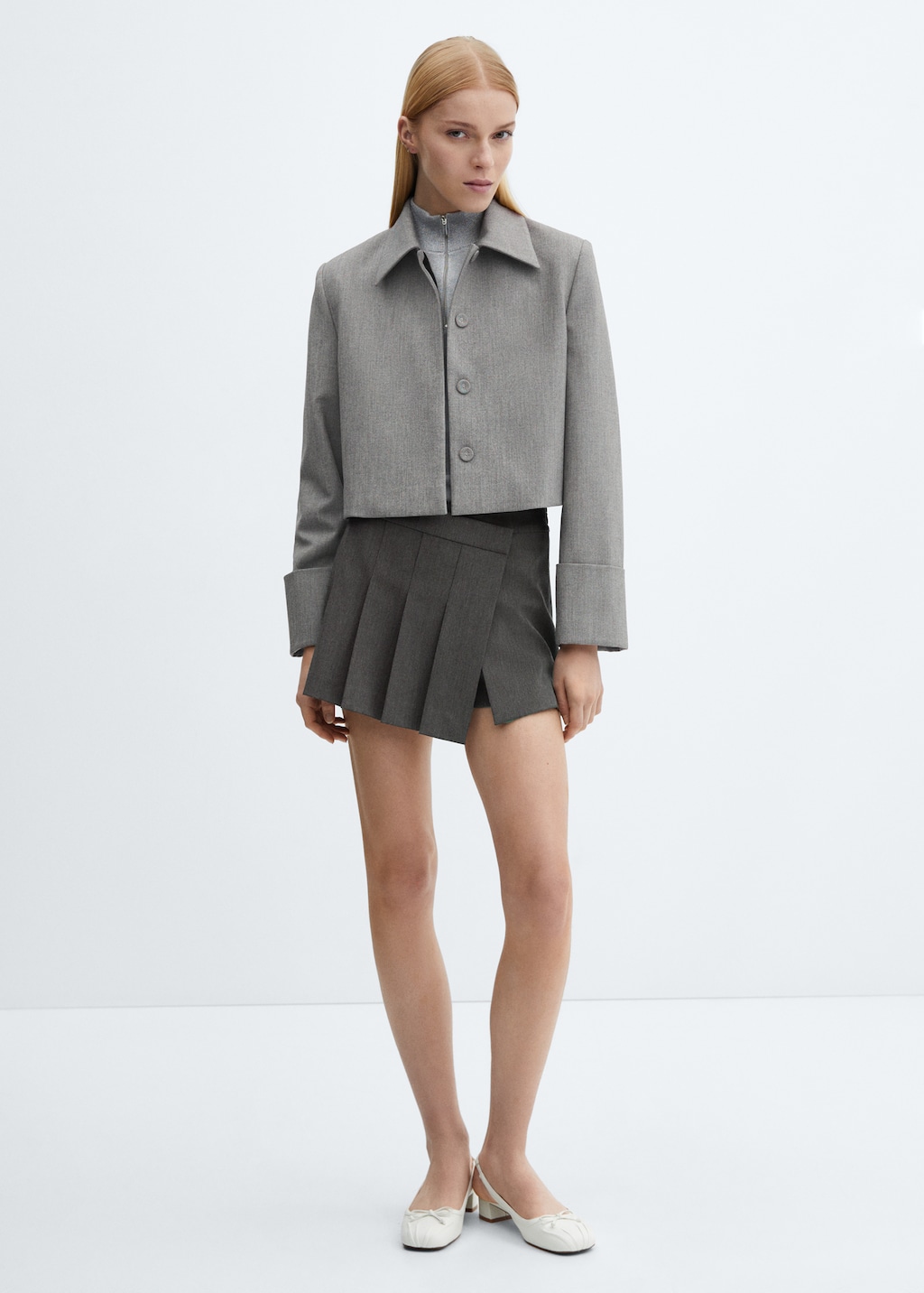 Jupe short plissée hotsell