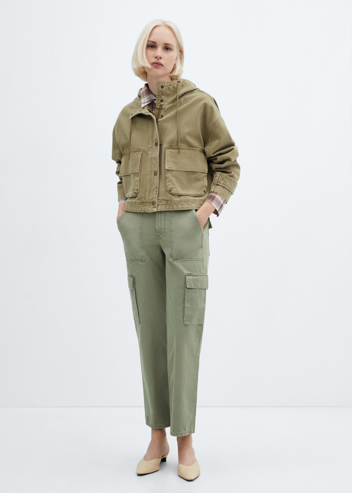 Parka coton à poches - Plan général