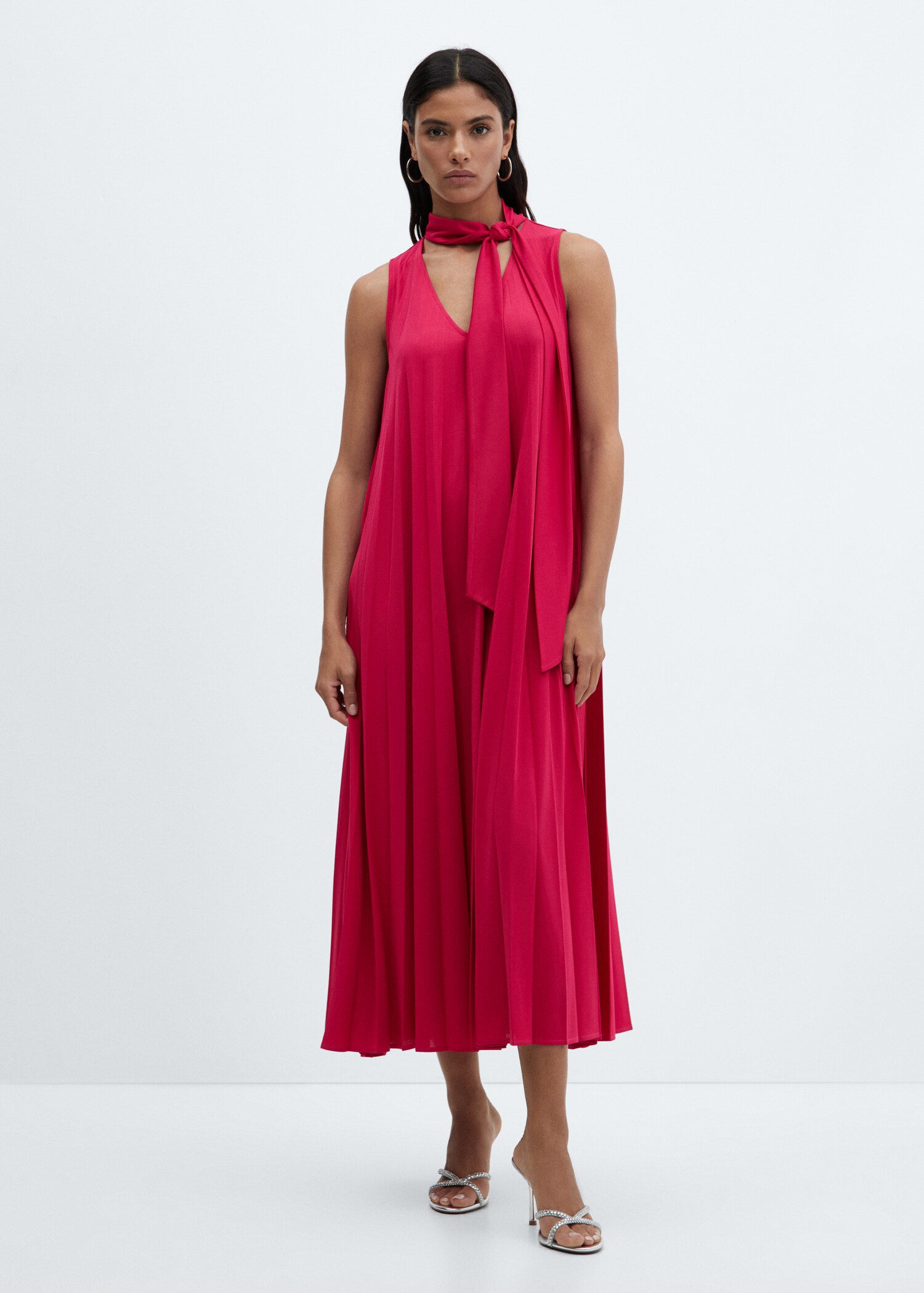 Robe midi plissée - Plan général