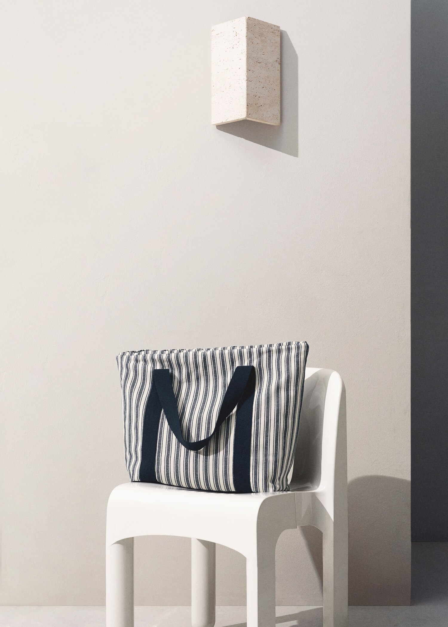 Striped cotton thermal bag - General plane