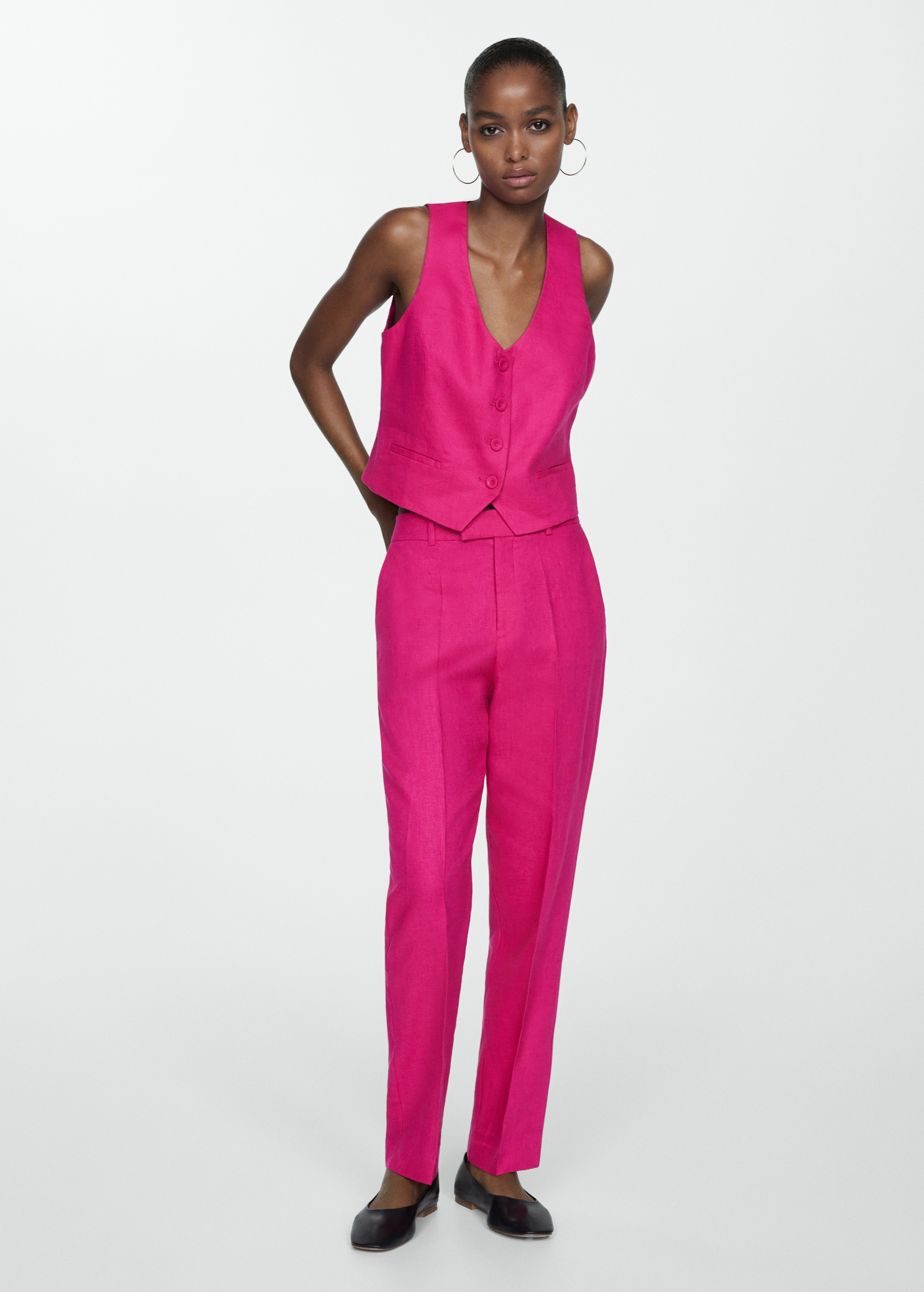 Gilet Costume Gilet Sans Manches Mango Gilet Costume Lin Femme