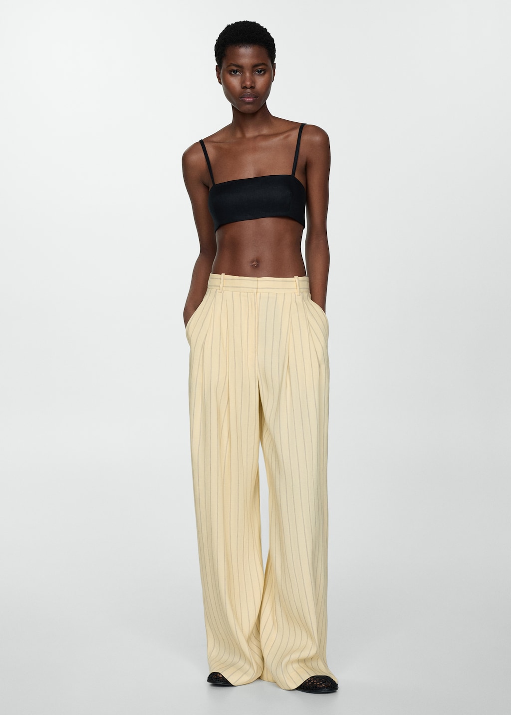 Mango pantalon lin new arrivals