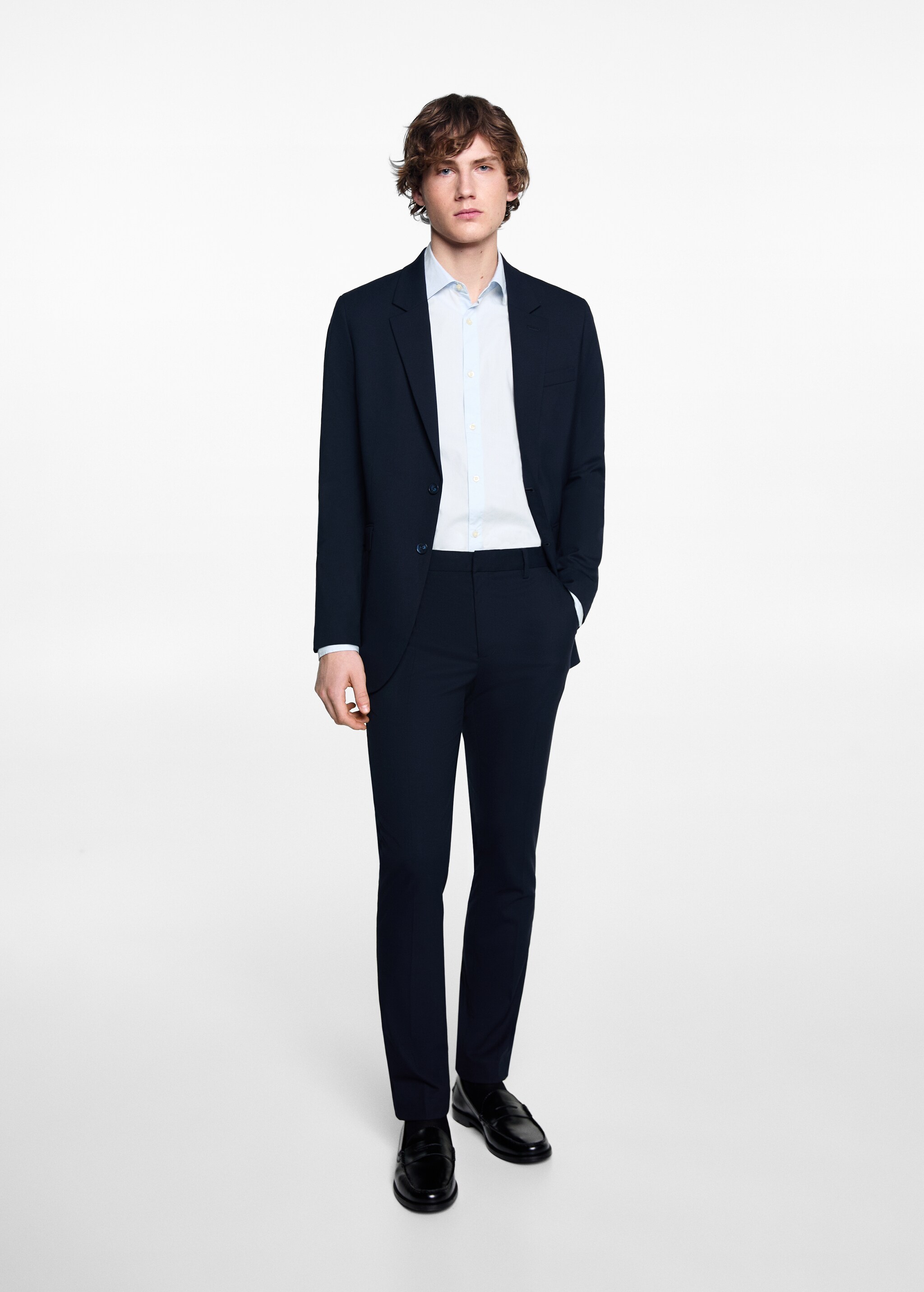 Slim-fit suit jacket - General plane