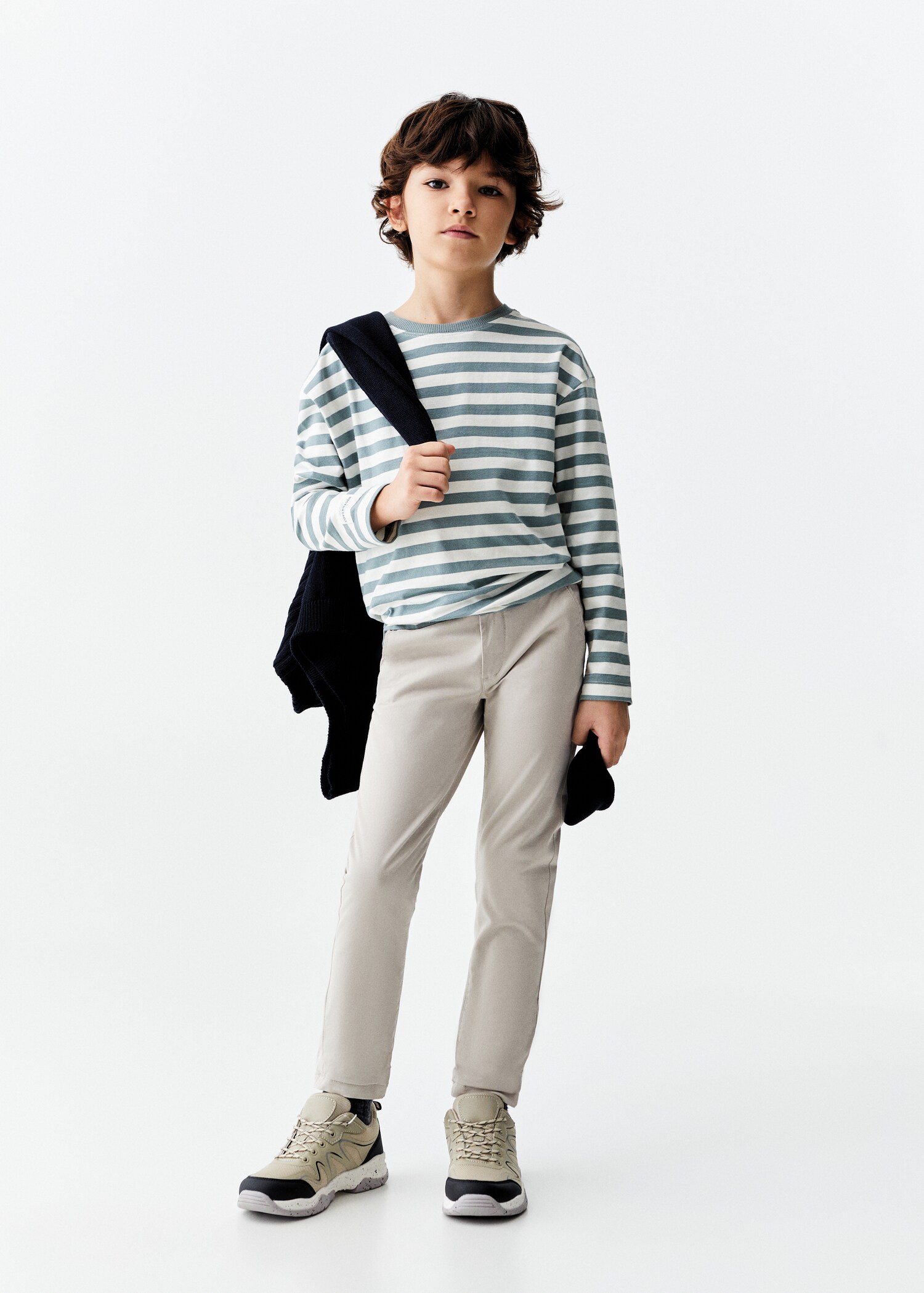 Striped long sleeves t-shirt - Загальний план