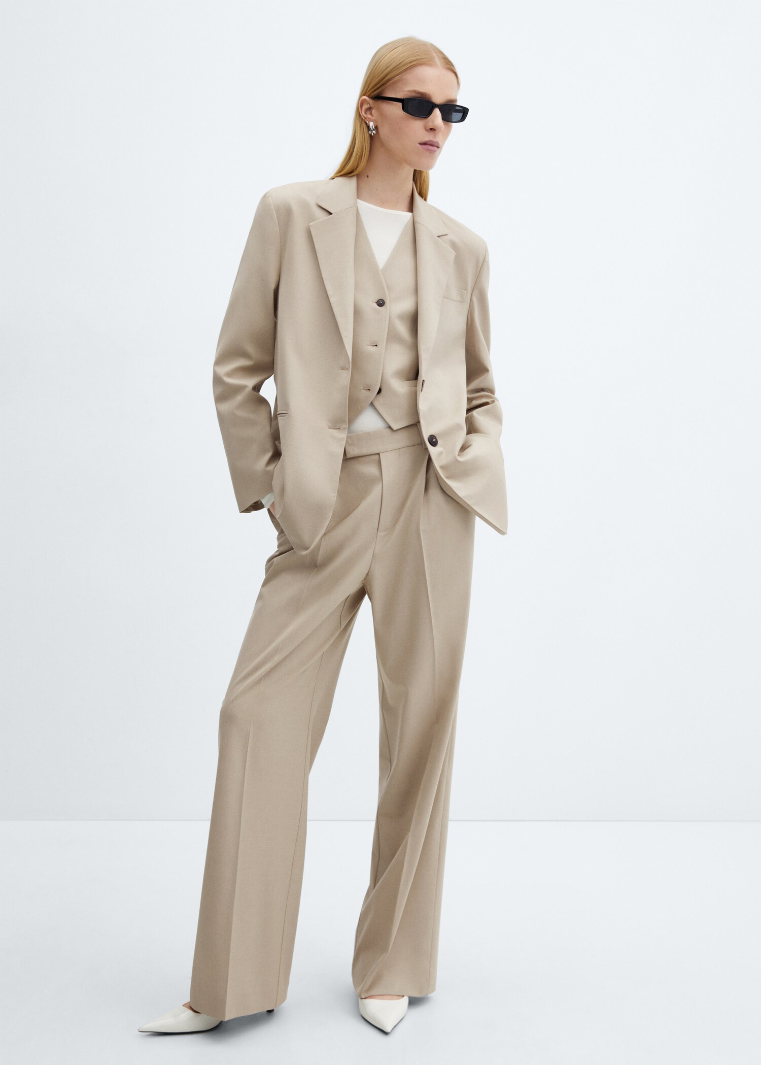 Americana traje botones - Plano general