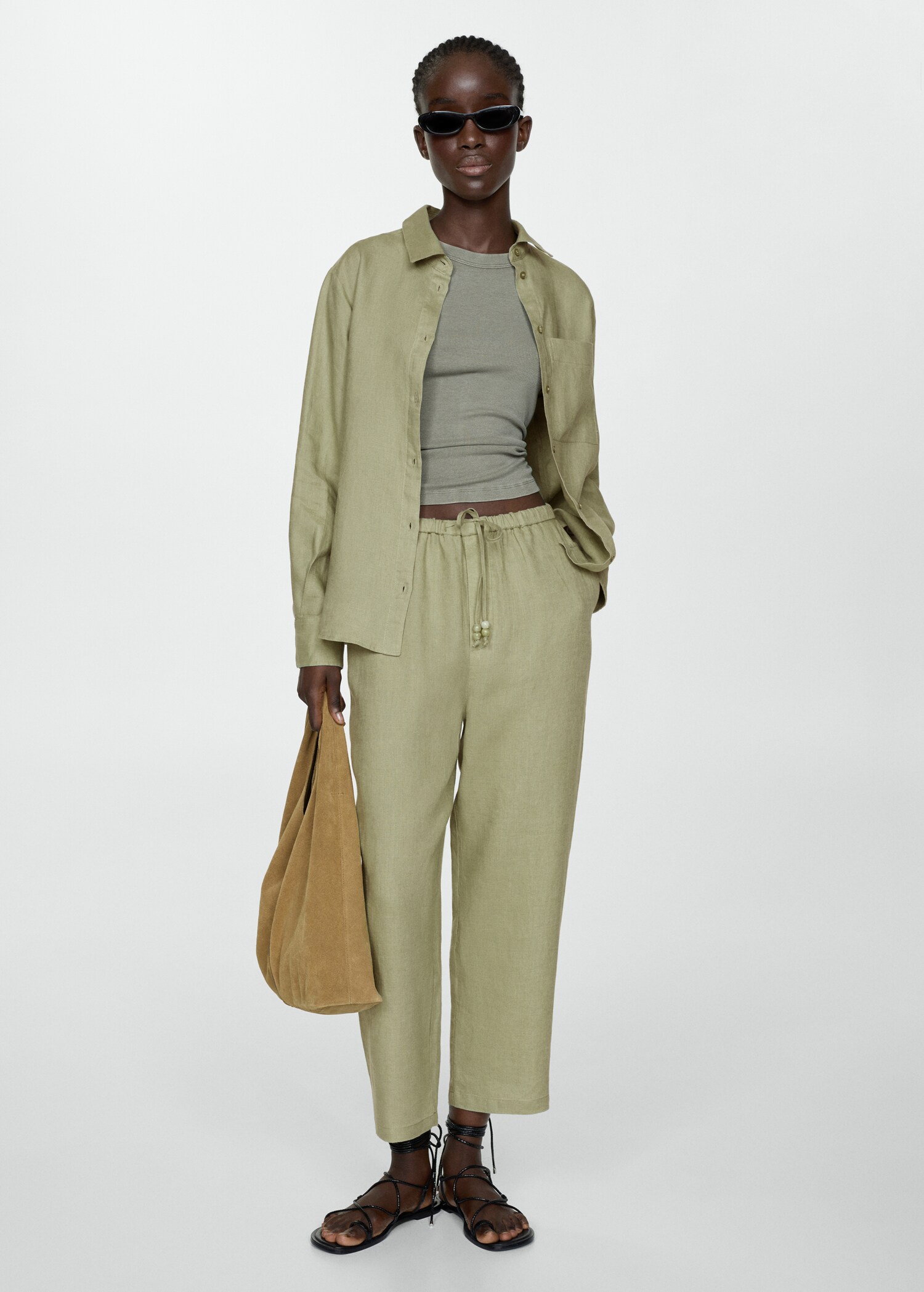 Pantalon 100 % lin - Plan général