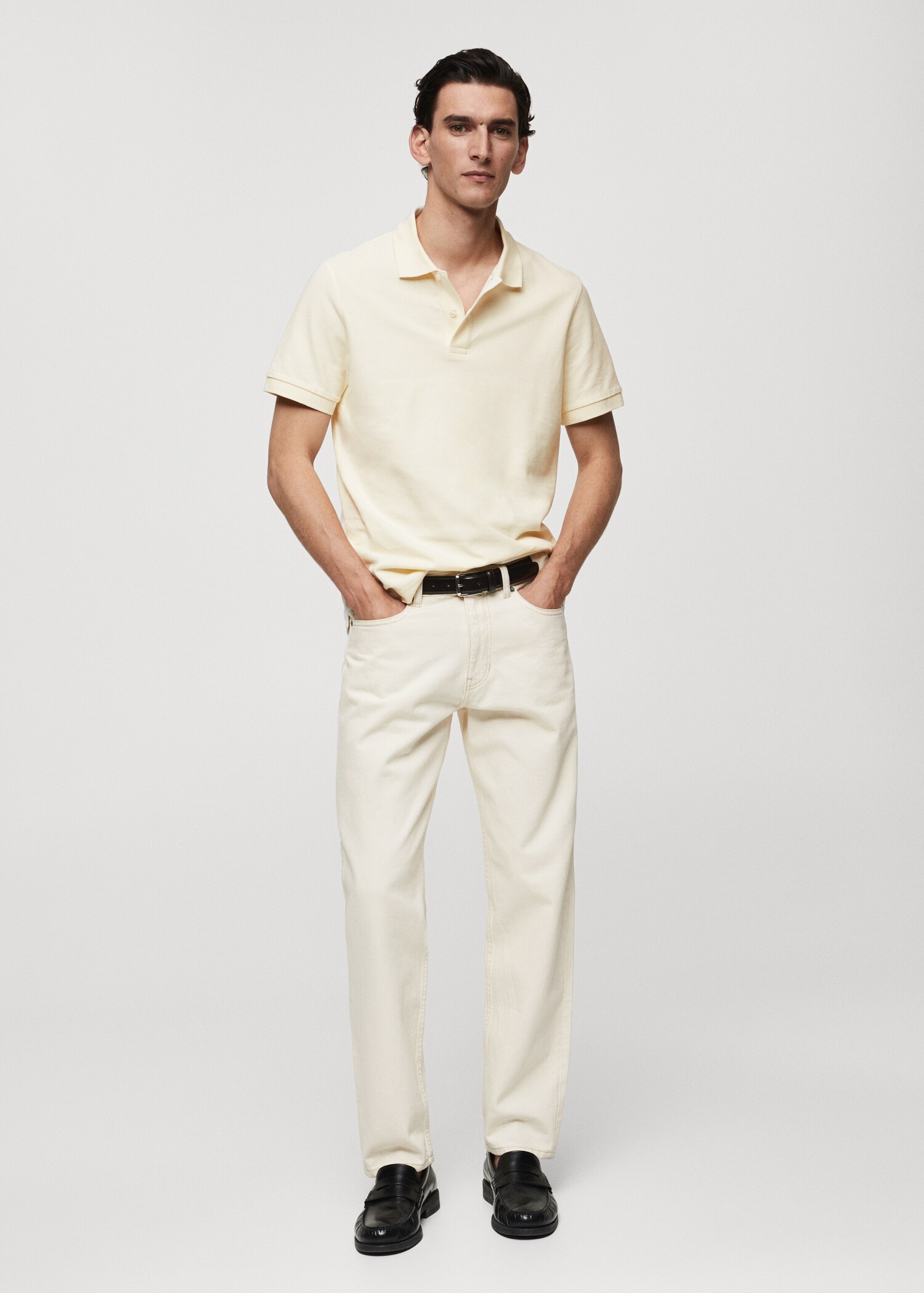 Polo 100 % piqué de coton - Plan général