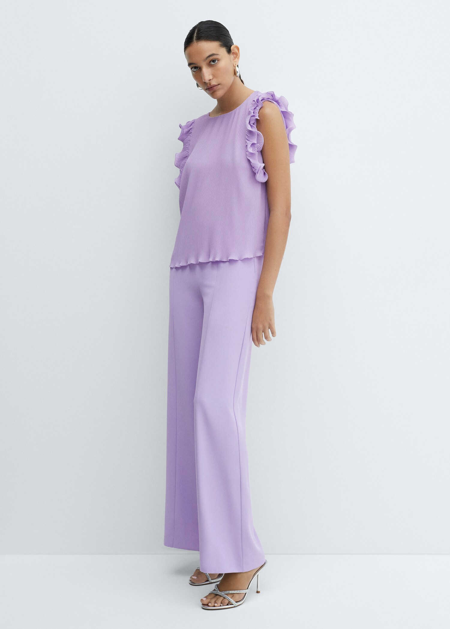 Ruffle pleated top - General plane