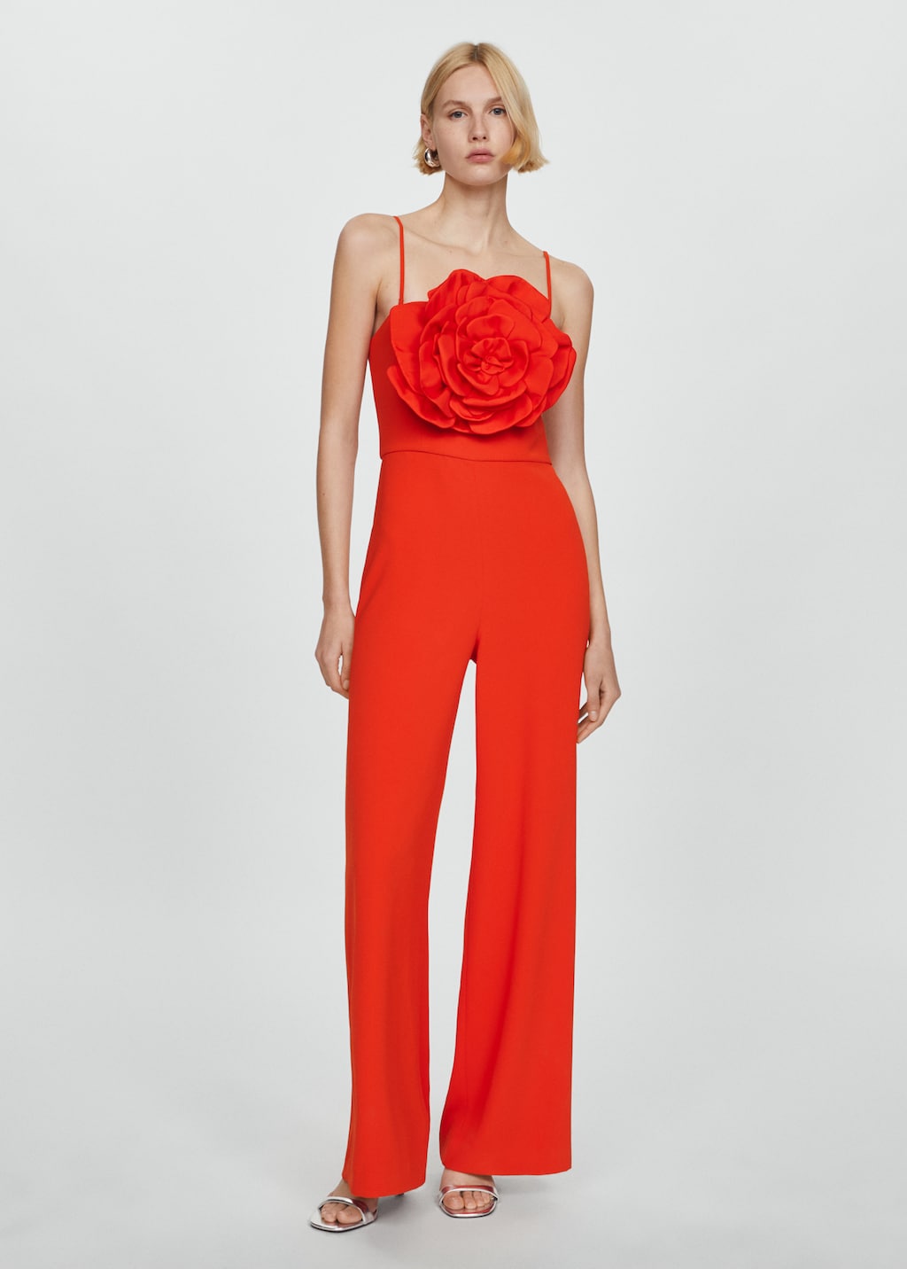 Floral maxi jumpsuit