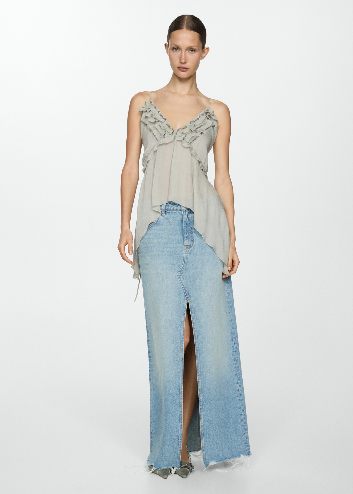 Ruffle bead top - General plane