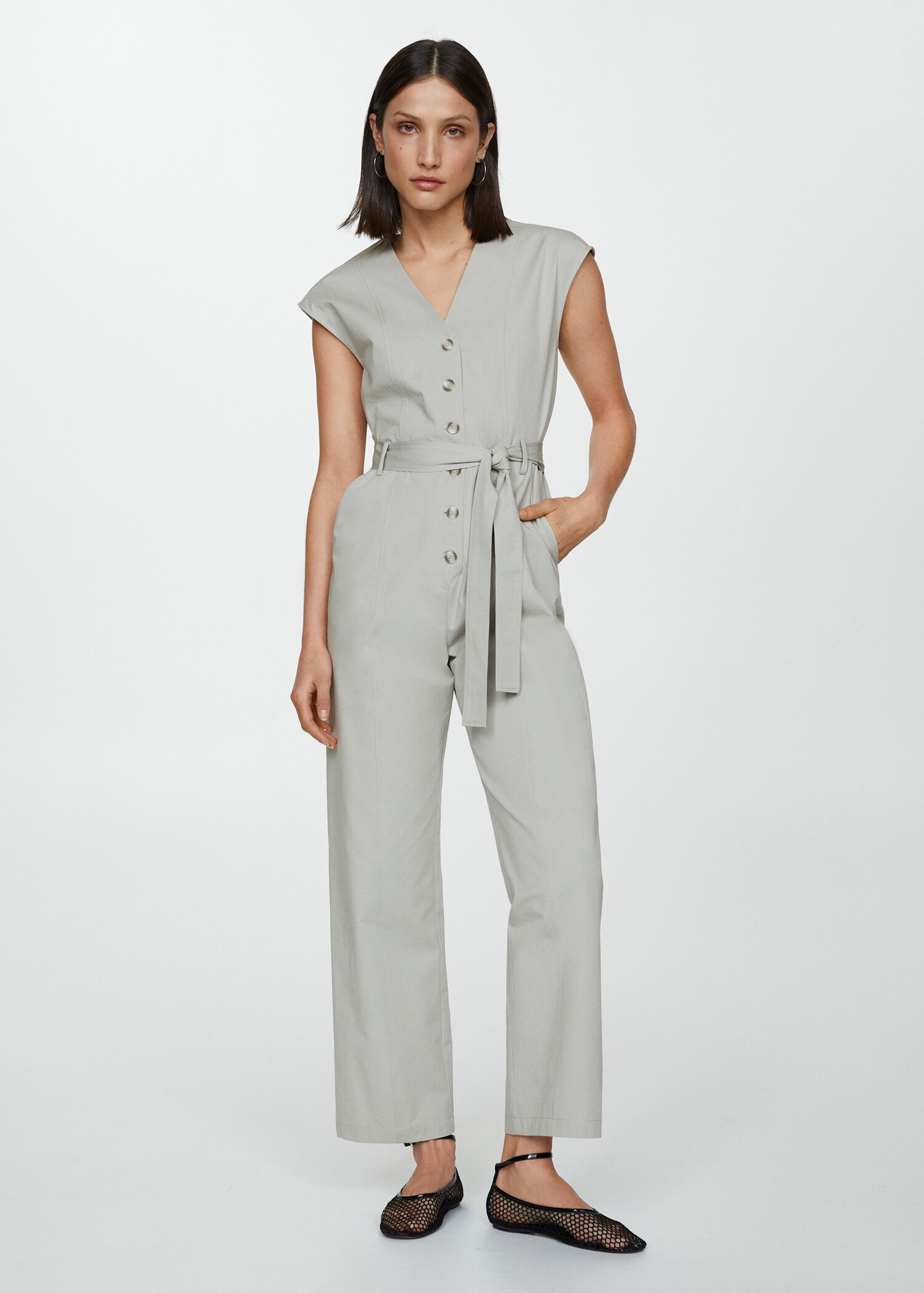 100% cotton jumpsuit - General plane