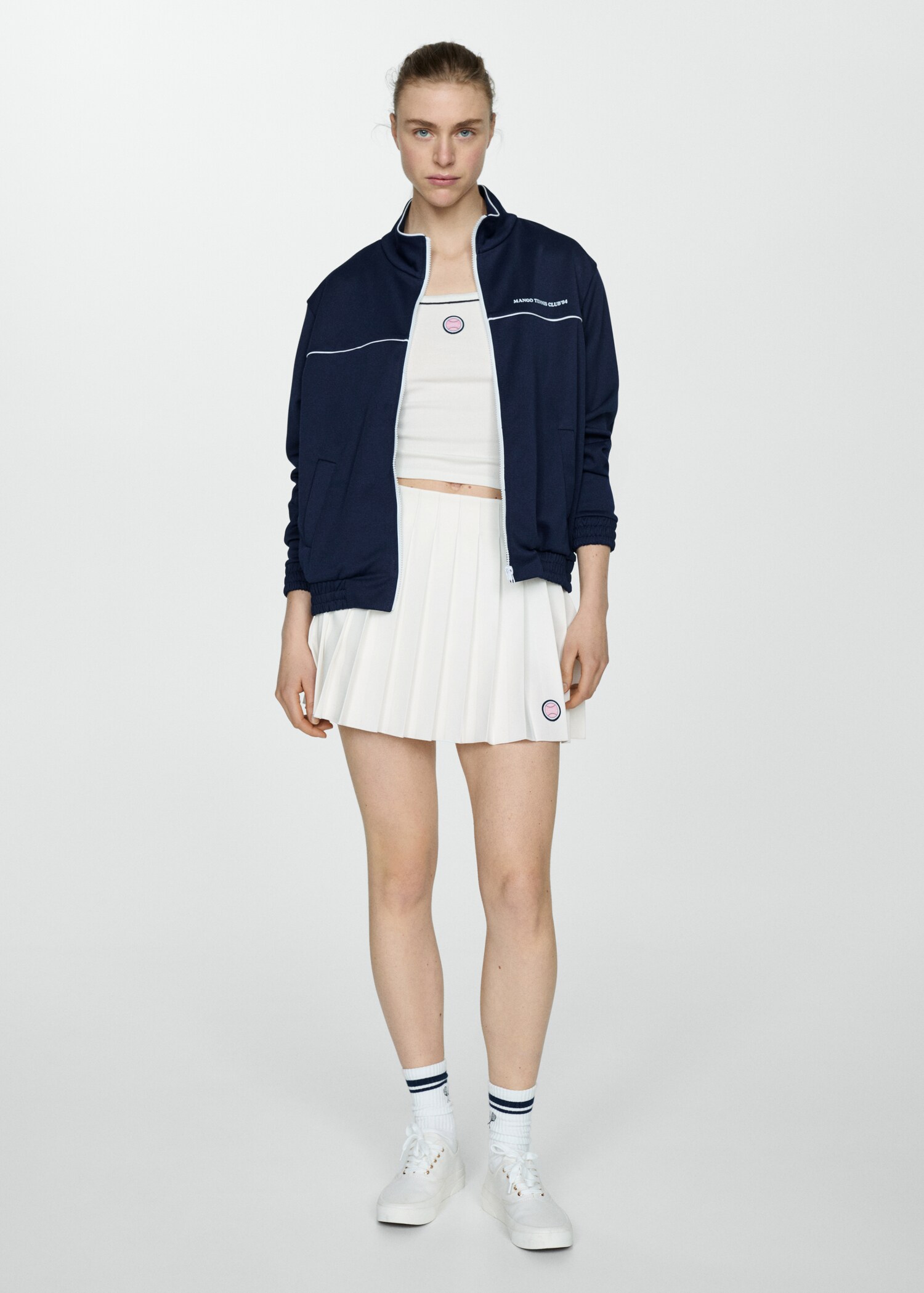 Ribbed strap top - General plane