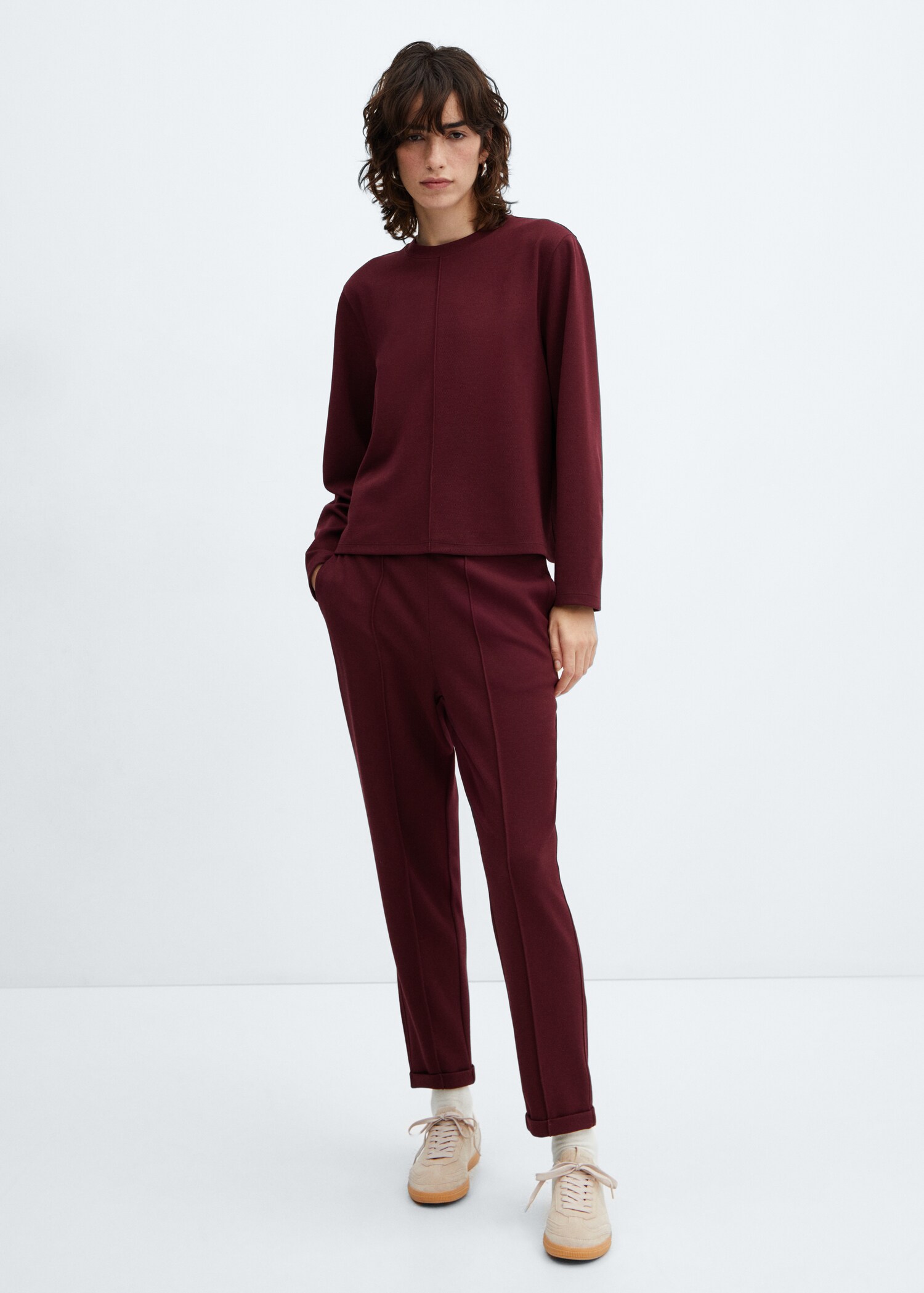Sweat-shirt coutures décoratives - Plan général