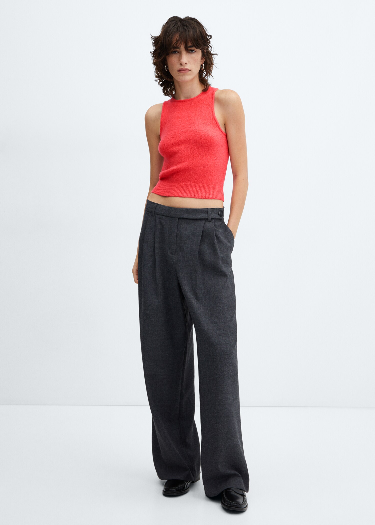 Knit strap top - General plane
