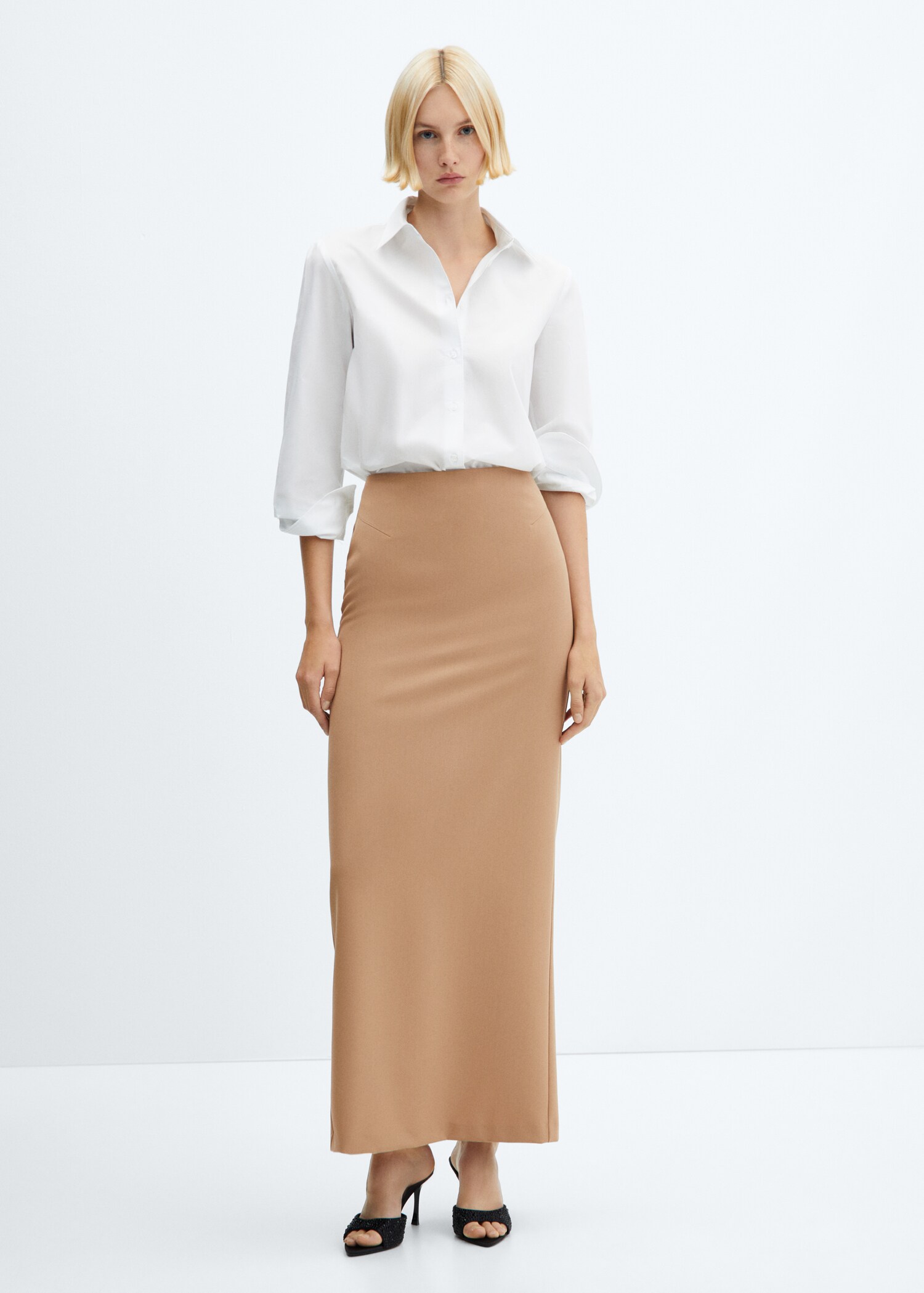 Straight long skirt - General plane