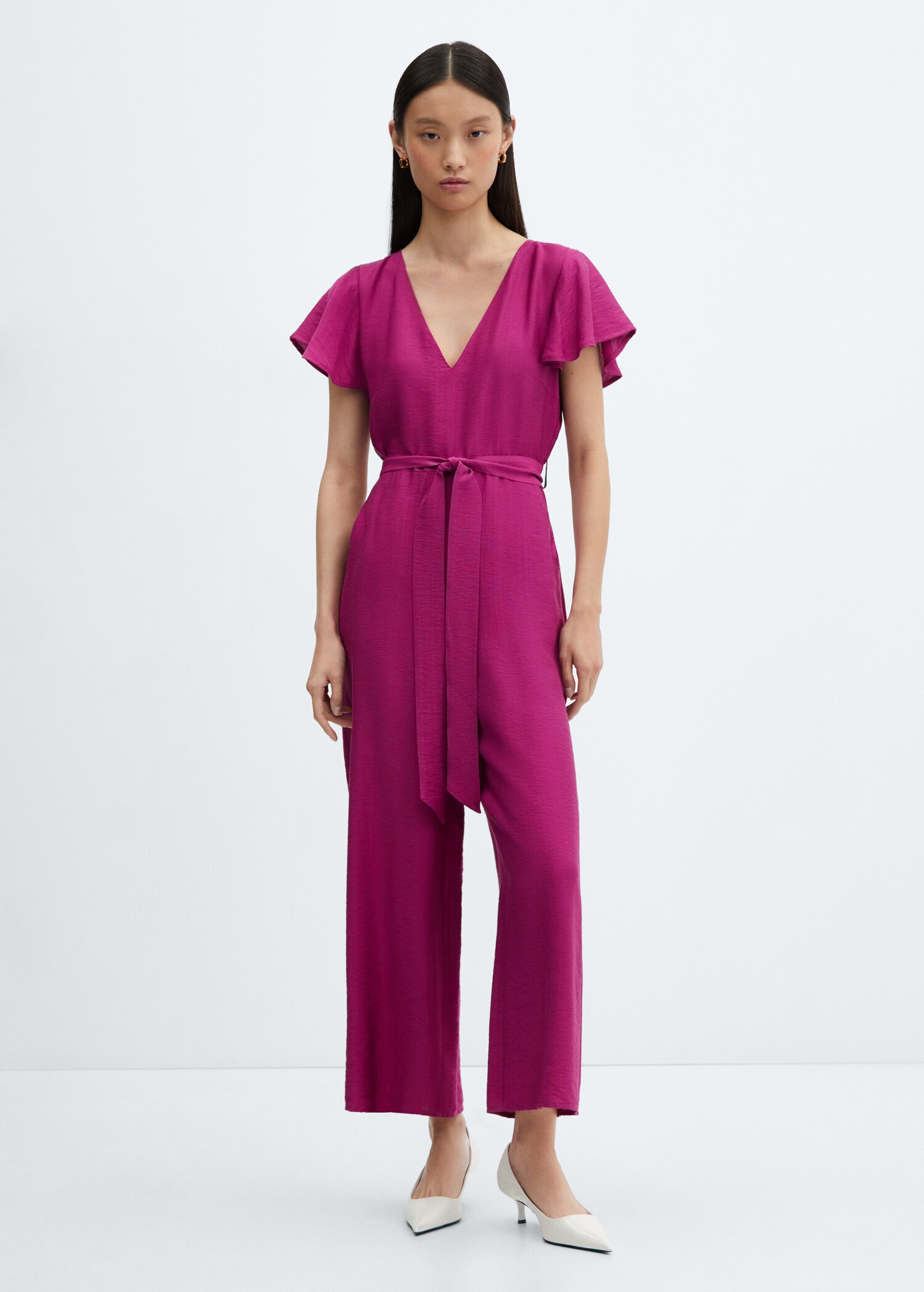 Bow long jumpsuit - General plane