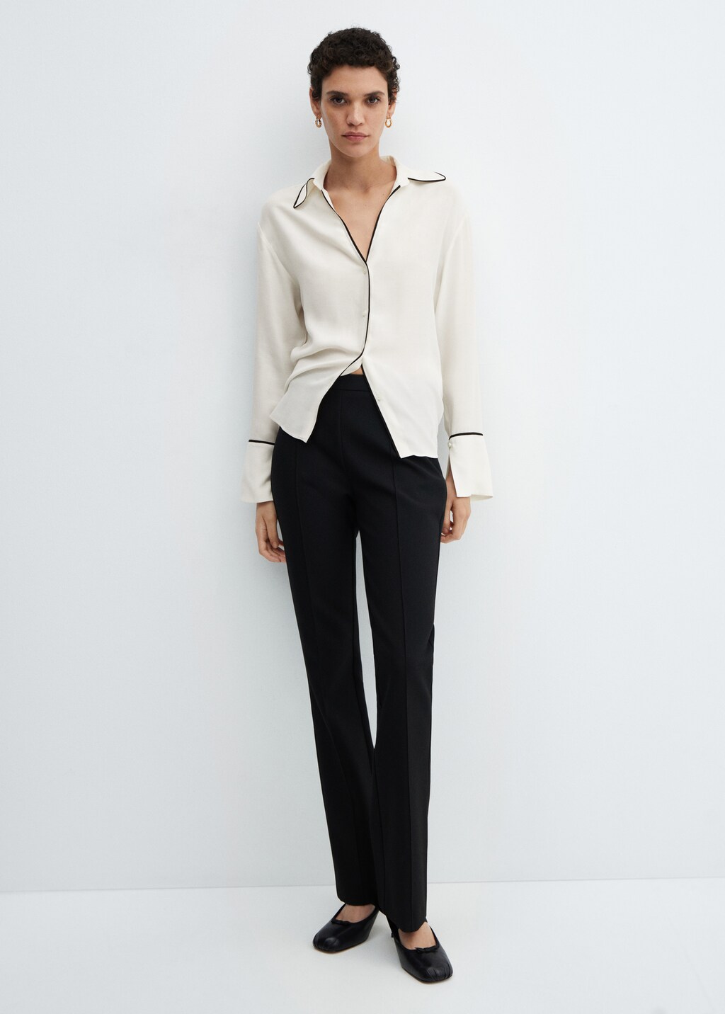 美品　MARNO ホワイト emma shirt Boyfriend Shirt in White Poplin | Shop Ann Mashburn