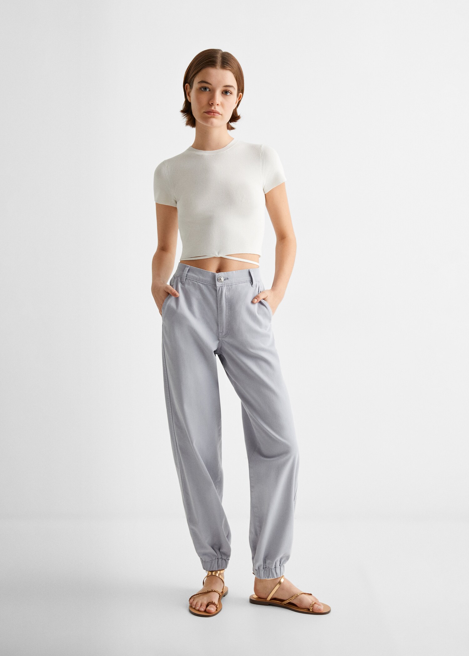 Pantalon jogger coton - Plan général