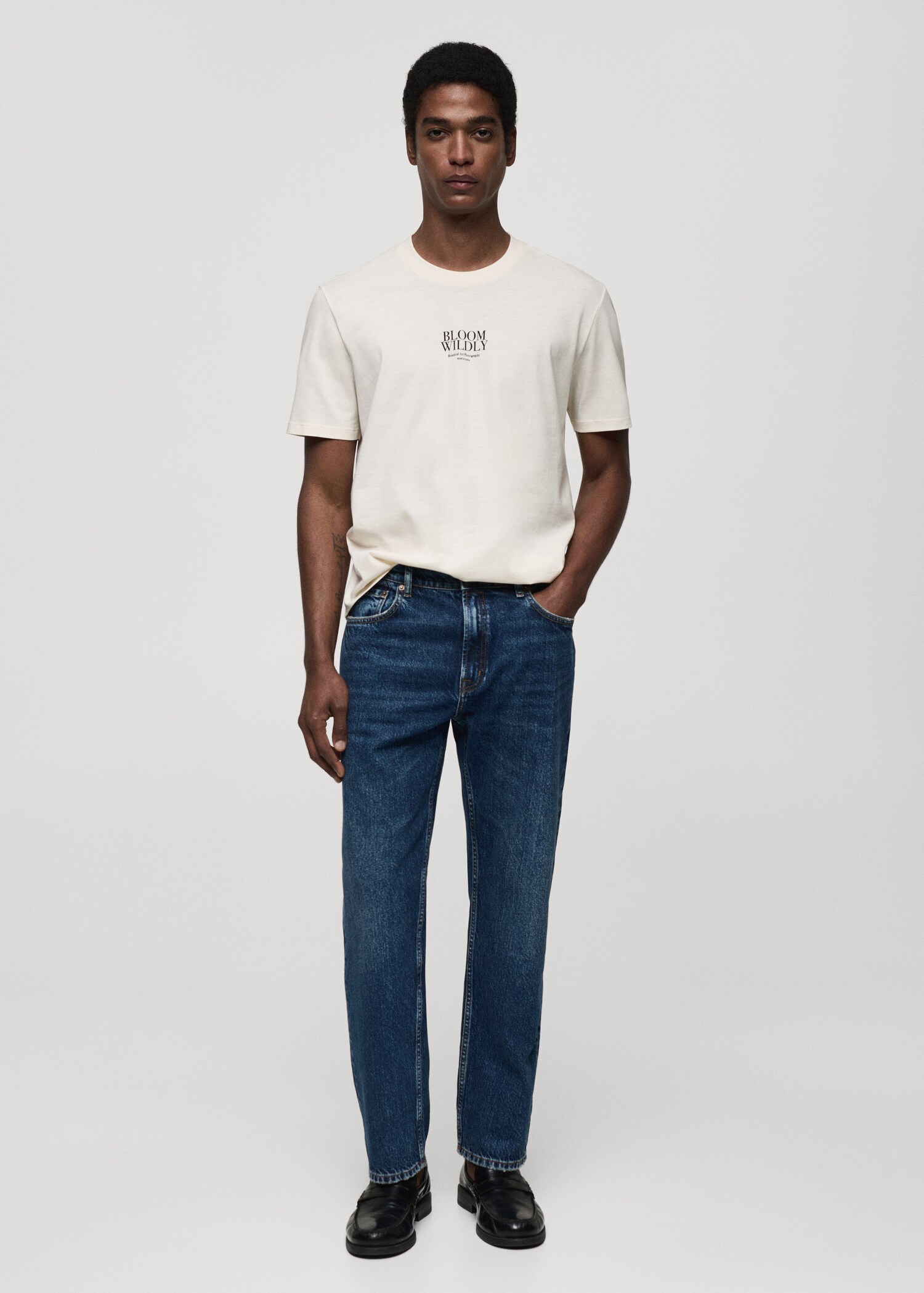 T-shirt slim-fit imprimé - Plan général
