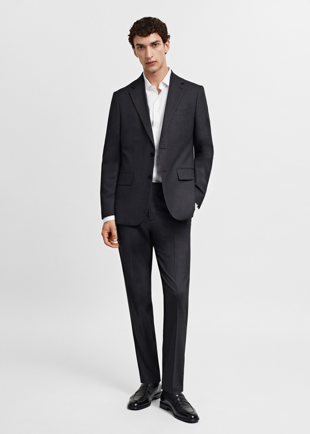 Cotton poplin suit sale