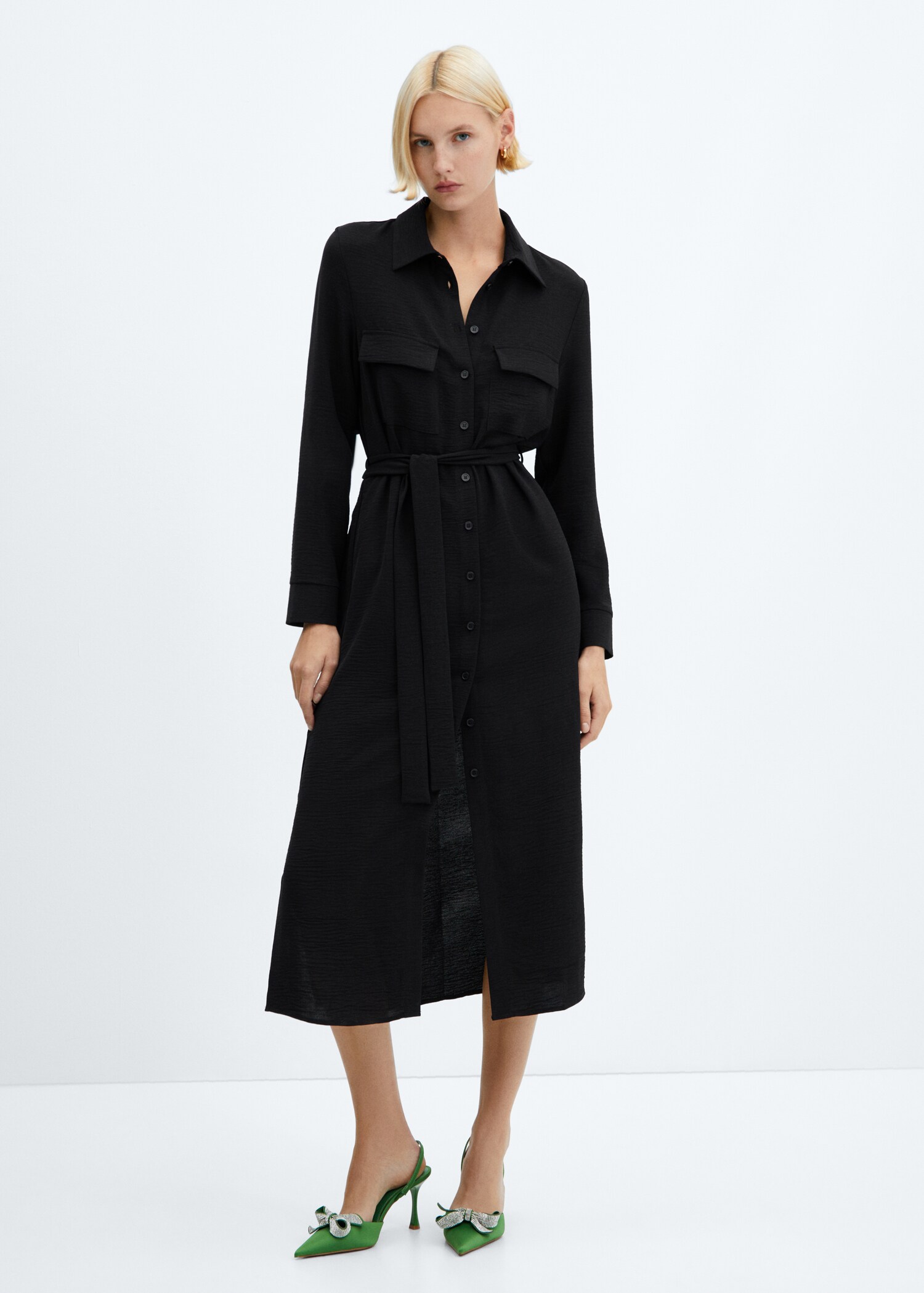 Bow shirt dress - General plane