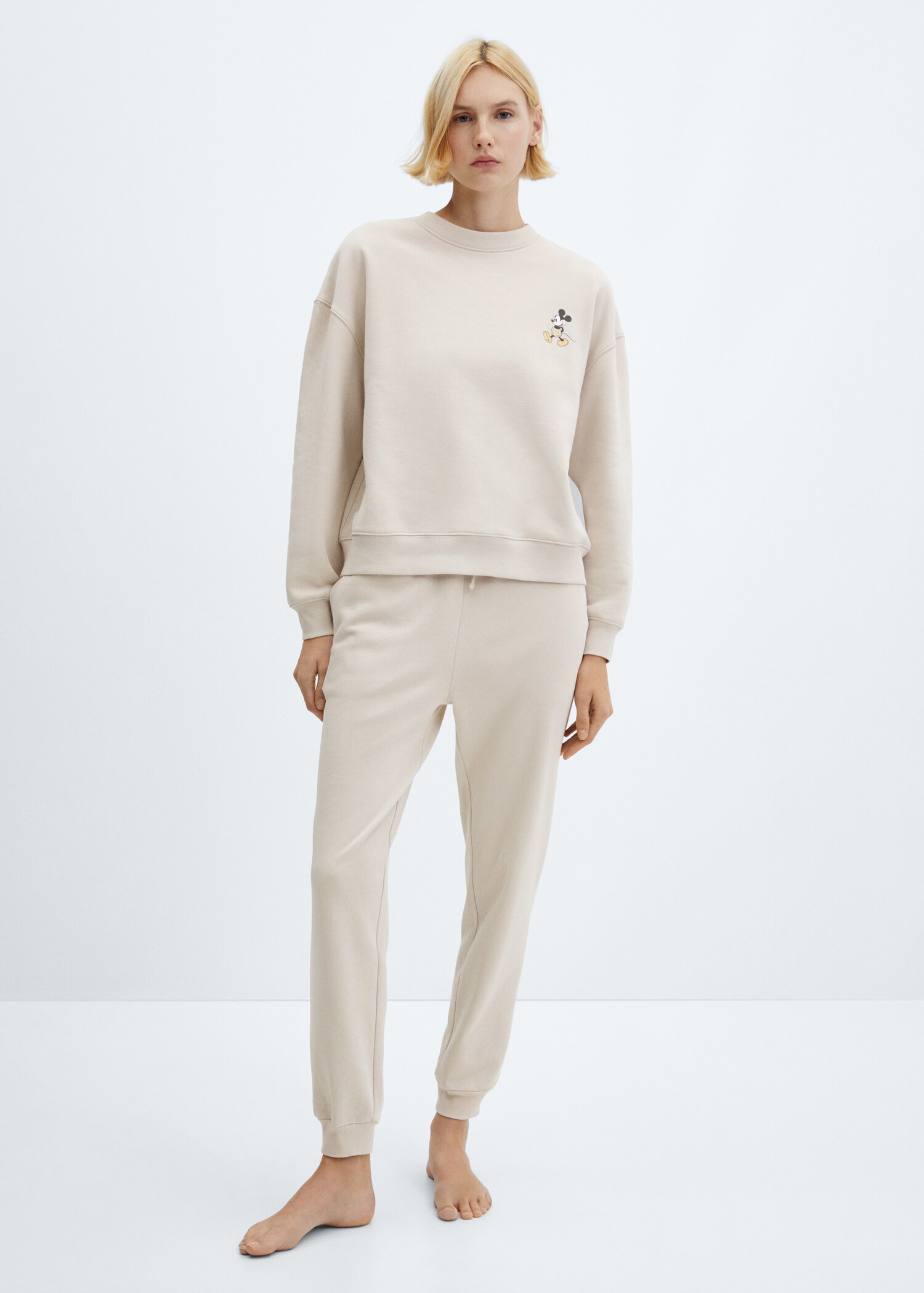 Cotton jogger-style trousers - General plane