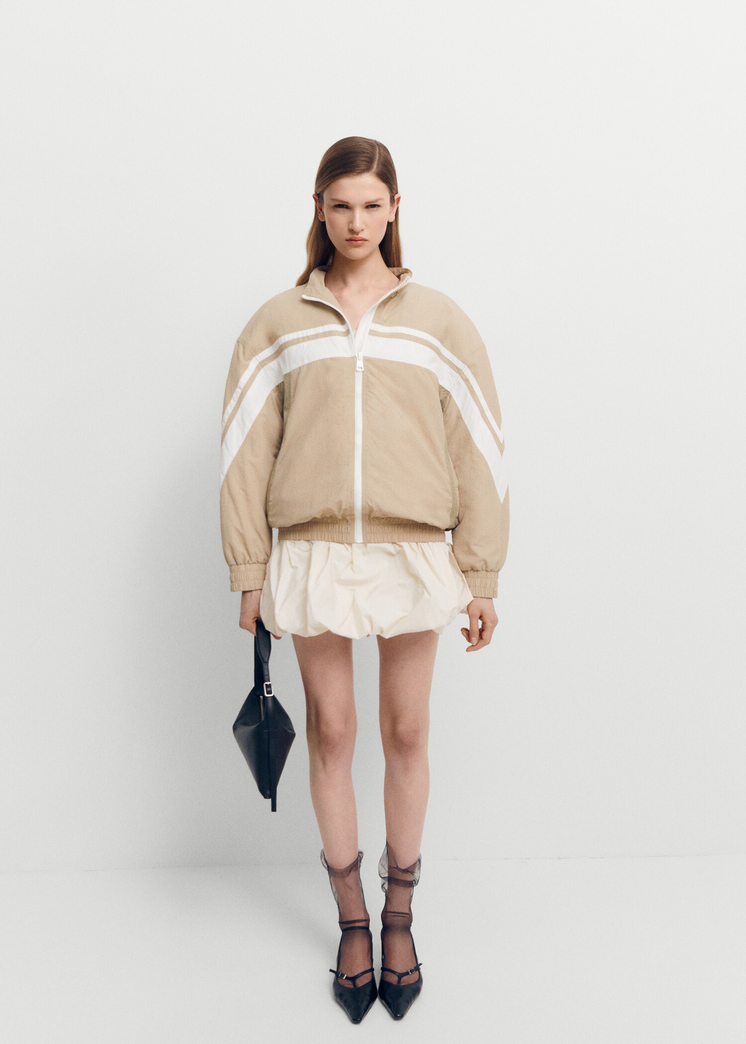 Chaqueta bomber interior acolchado - Plano general