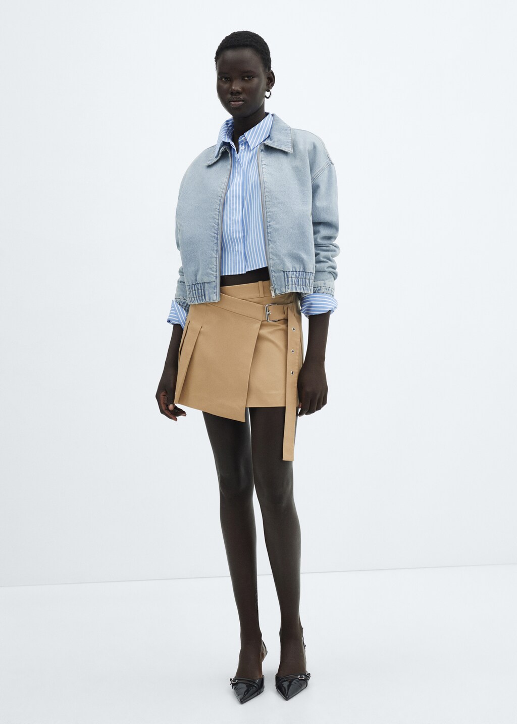 mavimoon bomber jacket skirt thetoé mavimoon bomber jacket skirt thetoé