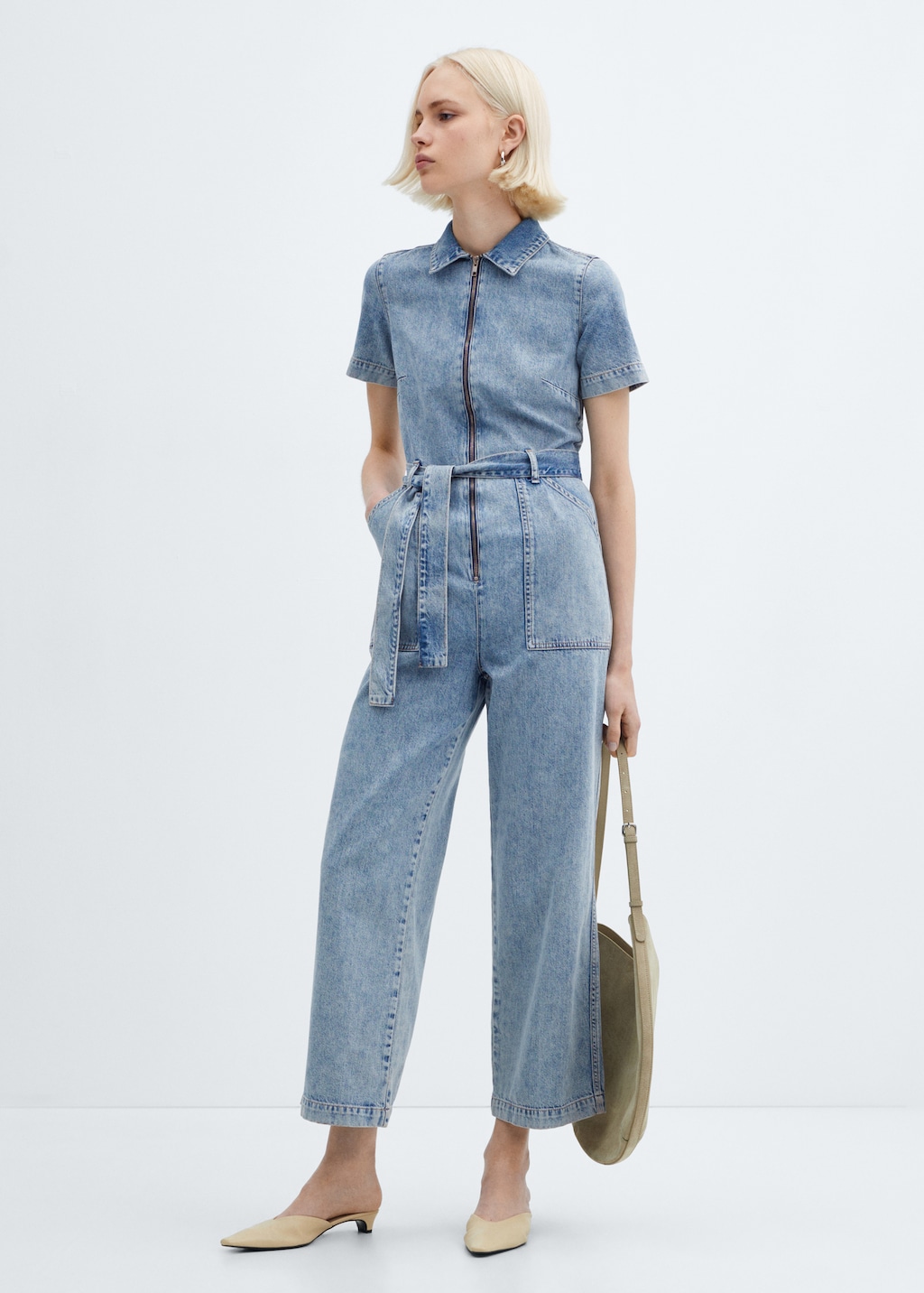 Mango denim boiler suit hotsell