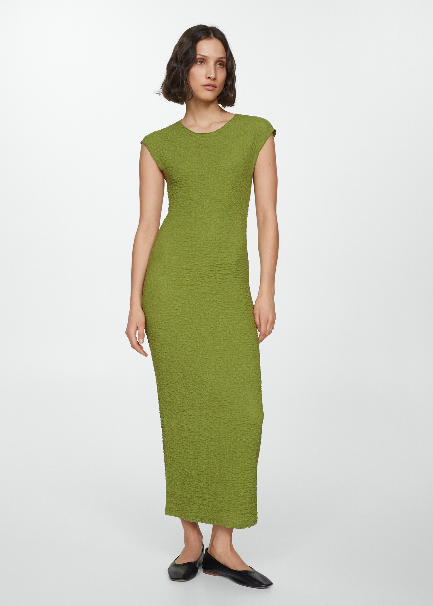 Long textured dress - General plane