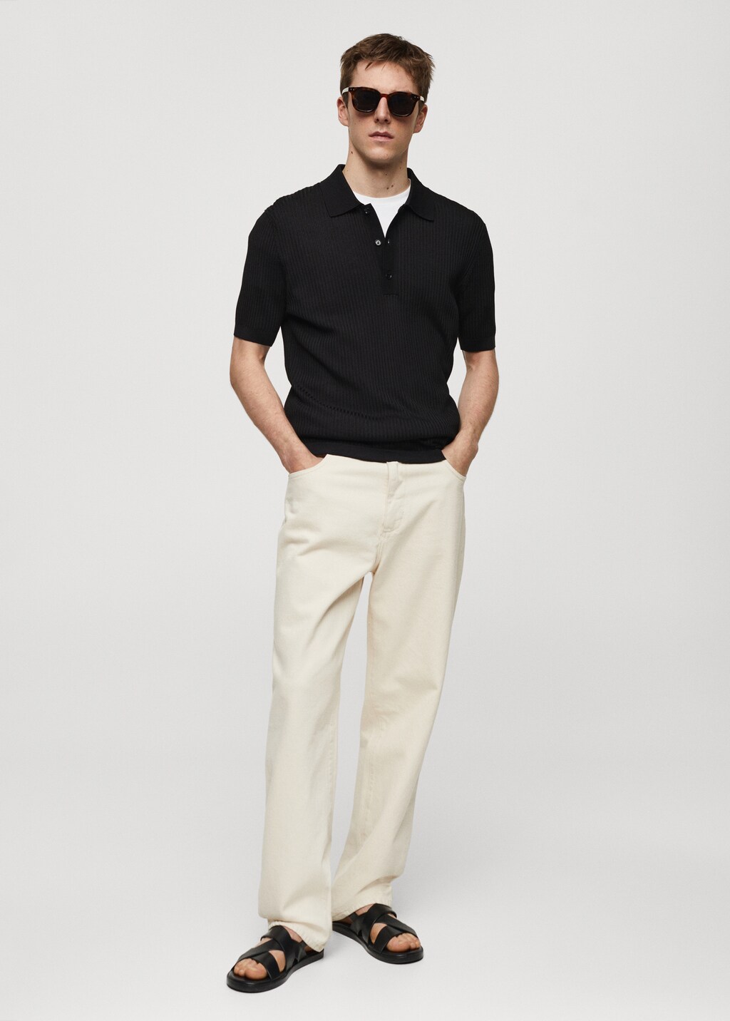 A.PRESSE - アプレッセ24SS ポロシャツCotton Knit L/S Polo Shirts(24SAP-03-07K)NAVY☆2月10日(土)発売！  | mark